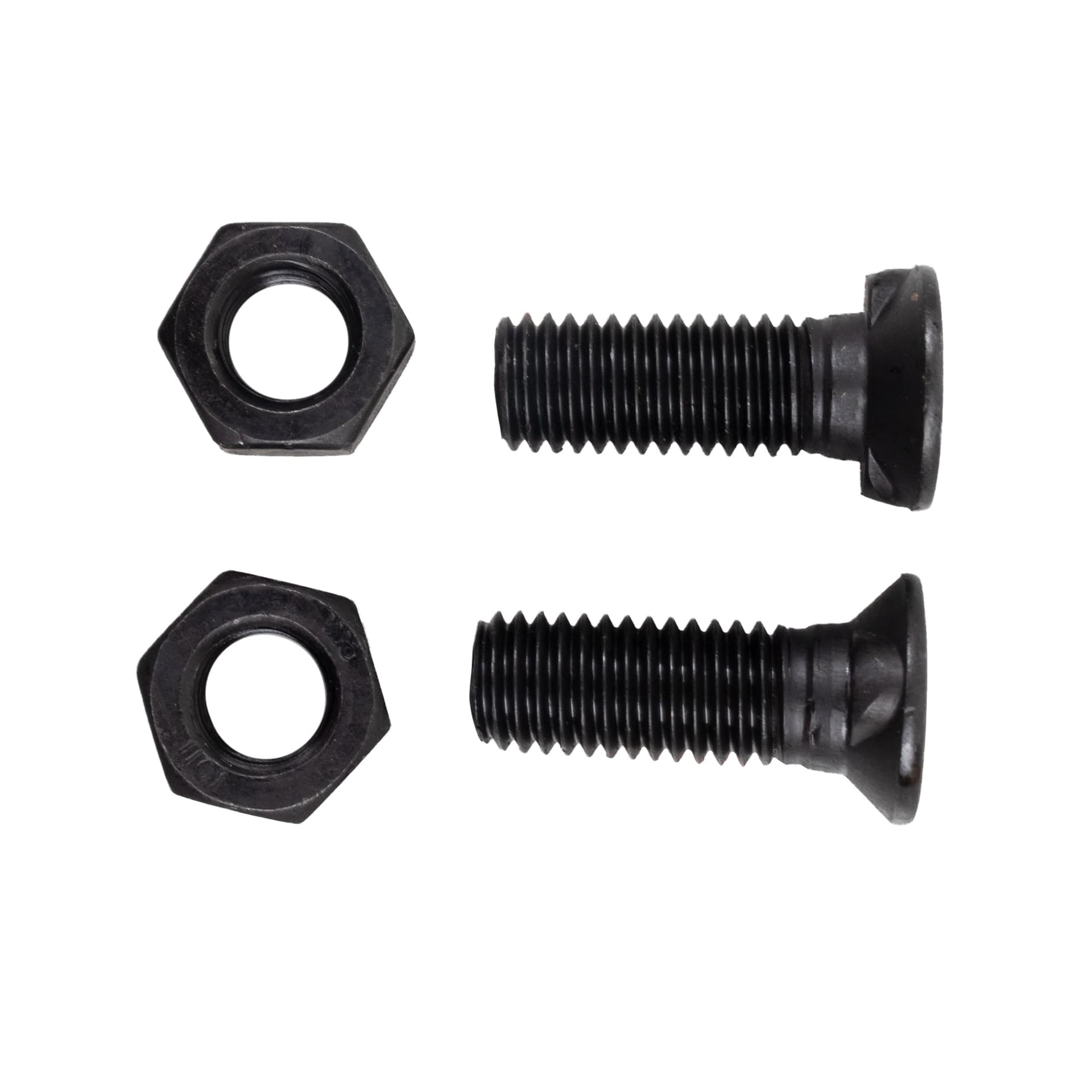 Bullone M12x35 con nasello testa piccola confezione da 25 pezzi - 2