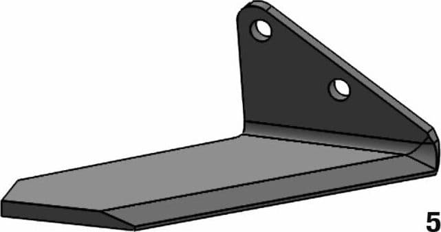Aletta ancora coltivatore adattabile Horsch 34060857 dx - 2