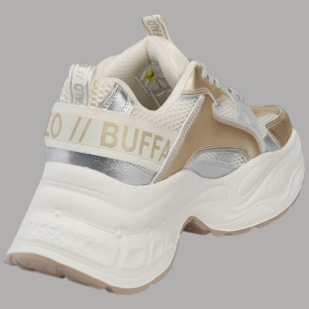 Scarpe Buffalo Yuno One Platform Beige con Memory Foam 5.1cm in Sneaker casual Prodotti di Classe - Nocera Superiore, commercioVirtuoso.it