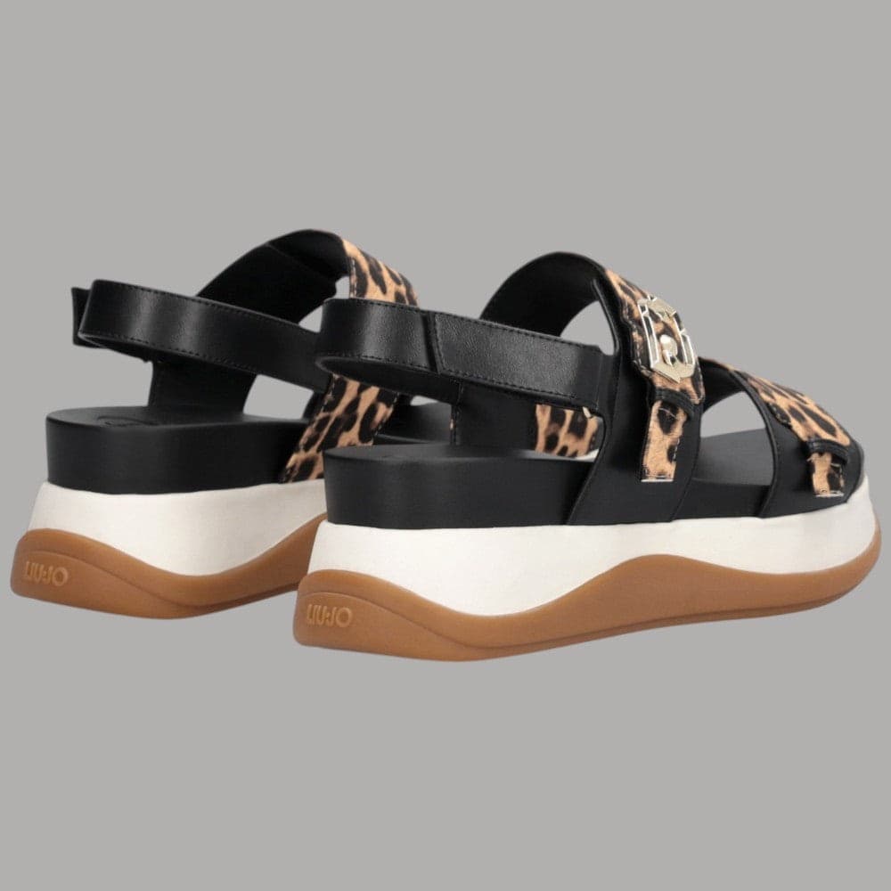 Sandali Liu Jo FIONA 02 Leopardati con Suola Platform e Monogram in Sandali moda Prodotti di Classe - Nocera Superiore, commercioVirtuoso.it