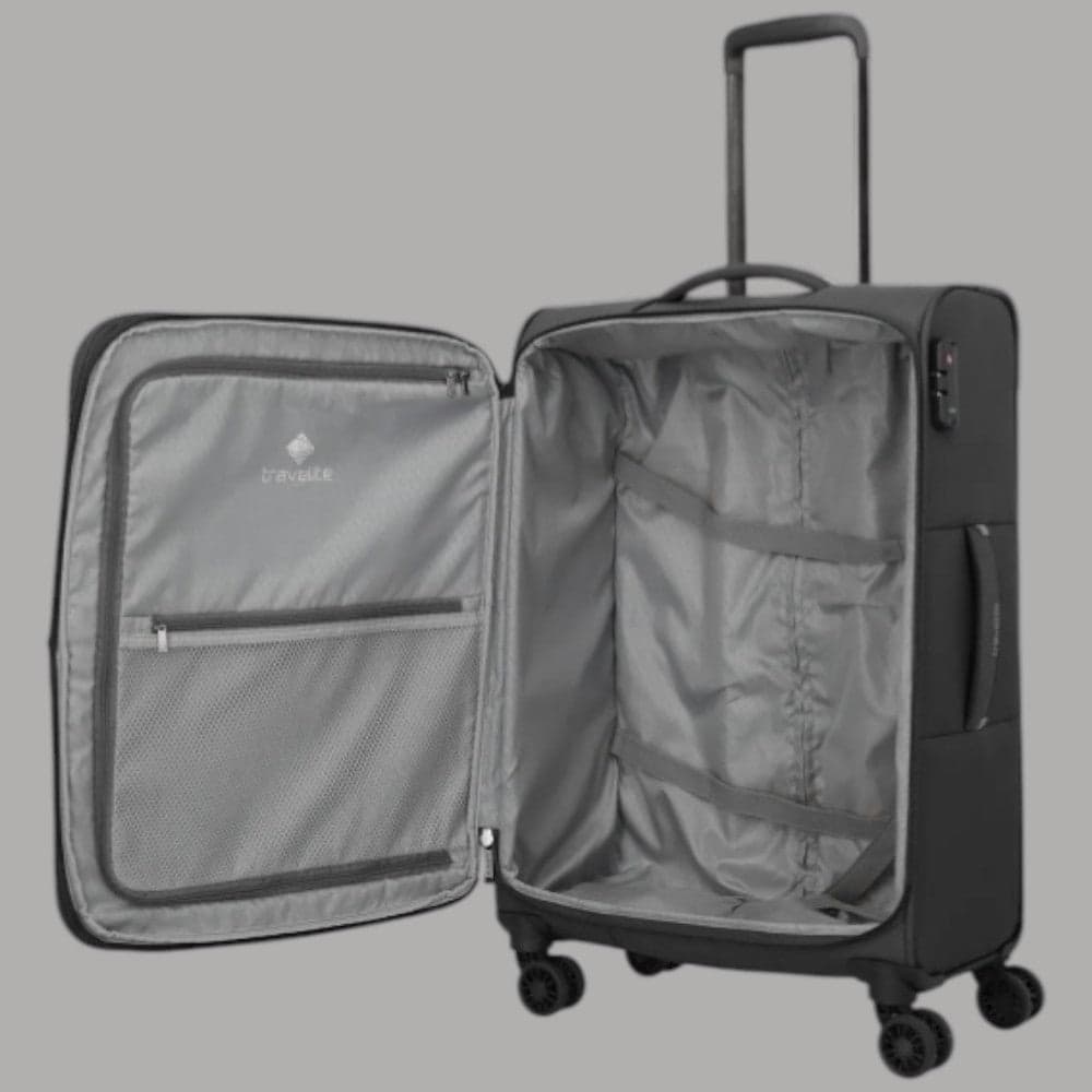 Trolley Travelite UMBRIA M Nero Espandibile con 4 Ruote TSA in Autocategorizzazione Prodotti di Classe - Nocera Superiore, commercioVirtuoso.it