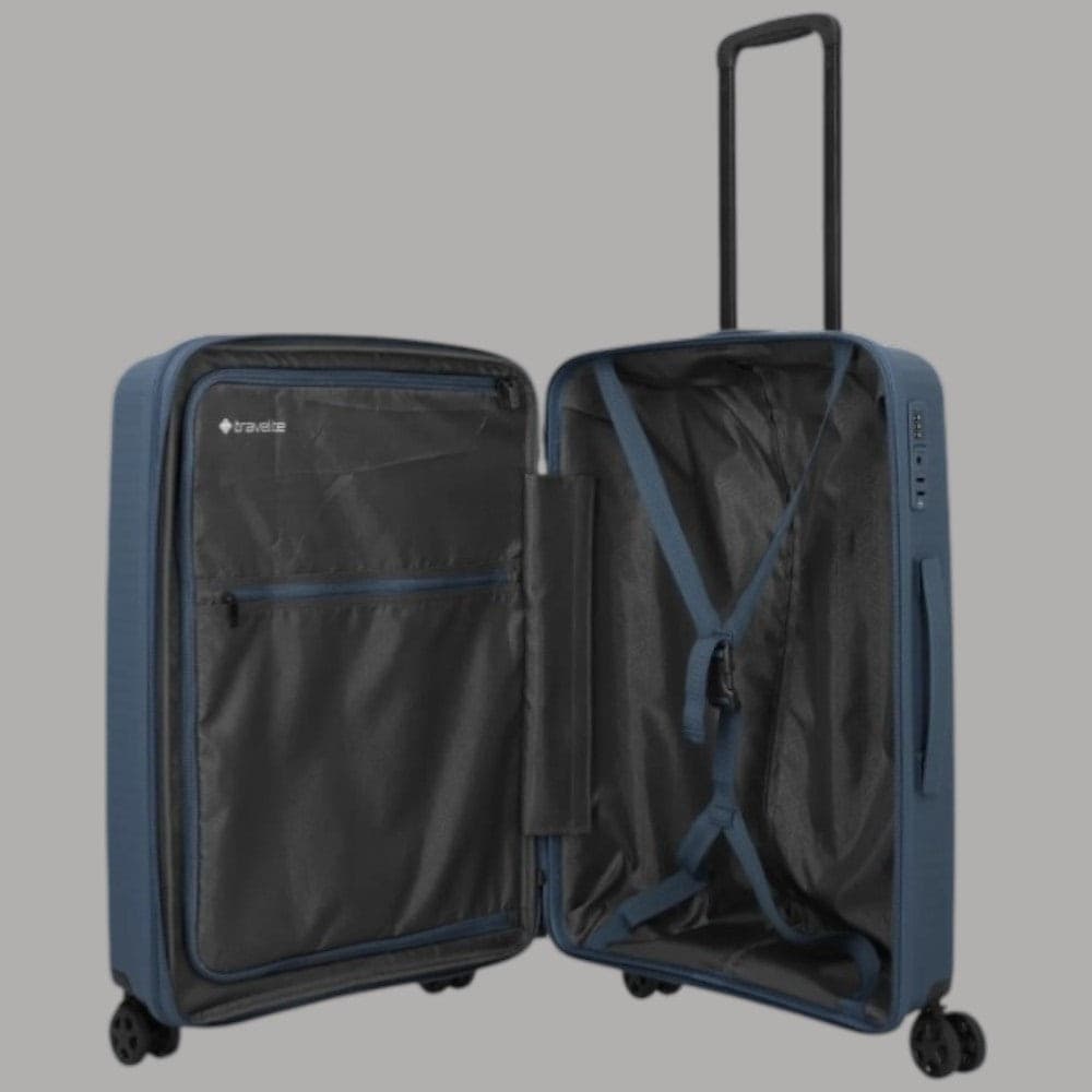 Trolley Travelite Air Stripe Espandibile Blu con Lucchetto TSA in Valigie Prodotti di Classe - Nocera Superiore, commercioVirtuoso.it