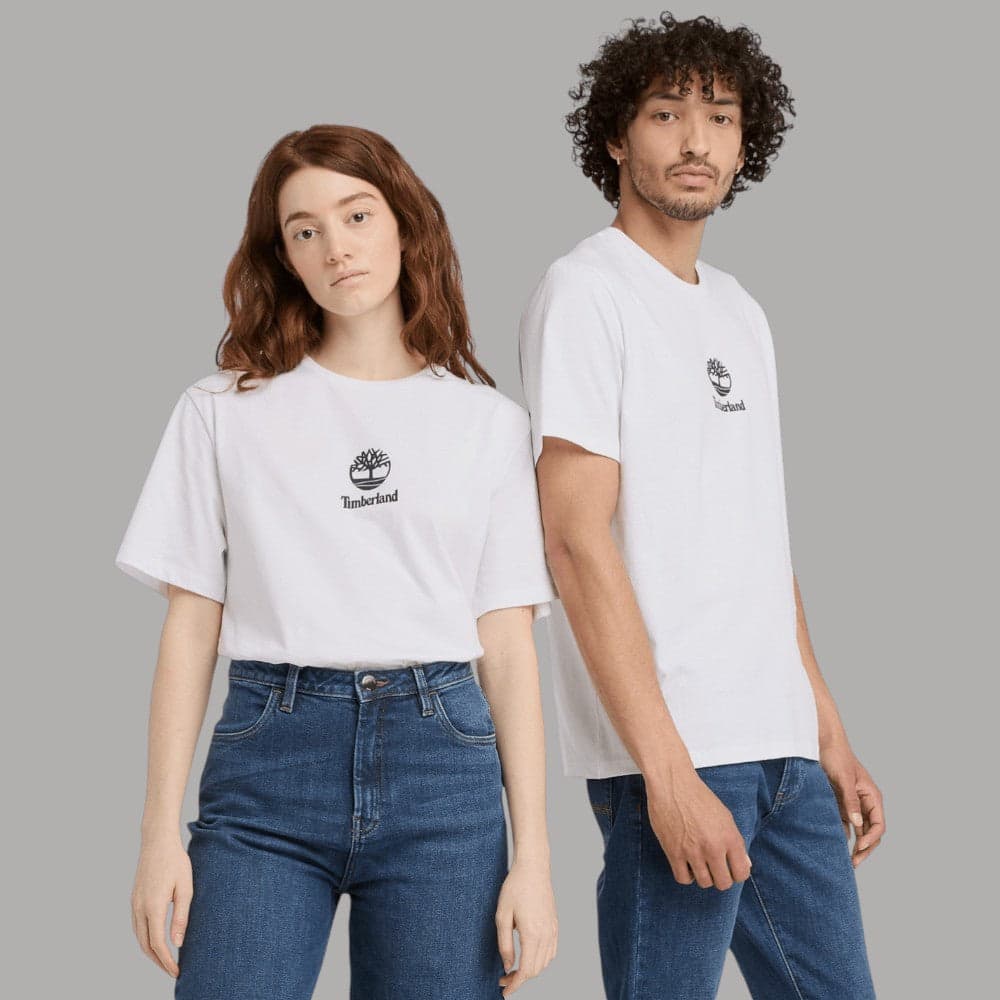T-shirt Timberland Cotone Autentica con Logo Stampato in T-shirt Prodotti di Classe - Nocera Superiore, commercioVirtuoso.it