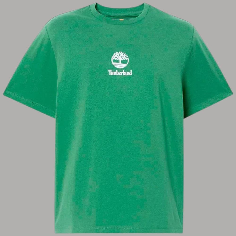 T-shirt Timberland Cotone Autentica con Logo Stampato in T-shirt Prodotti di Classe - Nocera Superiore, commercioVirtuoso.it