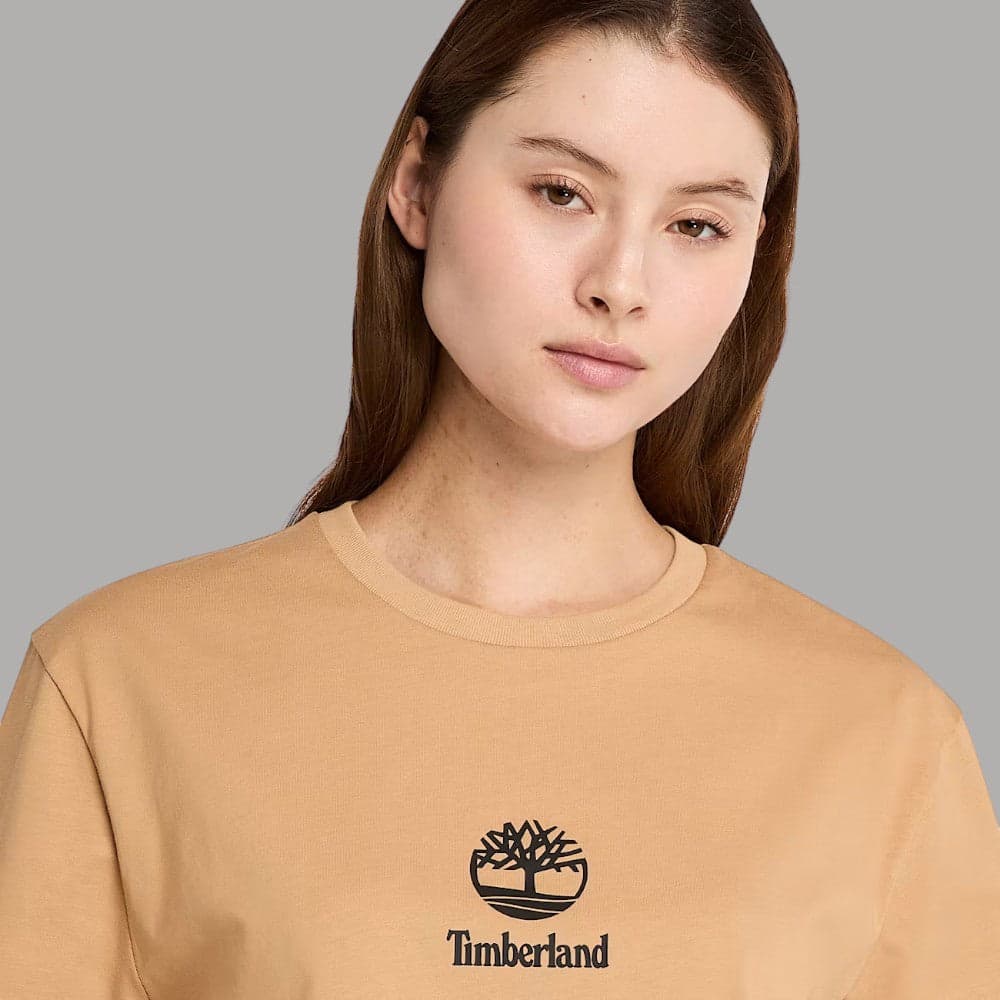 T-shirt Timberland Cotone Autentica con Logo Stampato in T-shirt Prodotti di Classe - Nocera Superiore, commercioVirtuoso.it