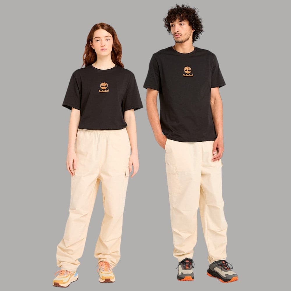 T-shirt Timberland Cotone Autentica con Logo Stampato in T-shirt Prodotti di Classe - Nocera Superiore, commercioVirtuoso.it