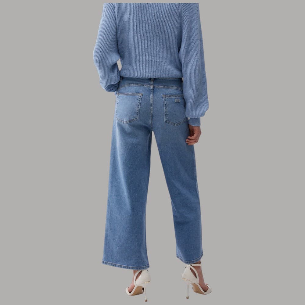 Liu Jo Jeans Flare Cropped Stonewash Donna Eleganti - 5