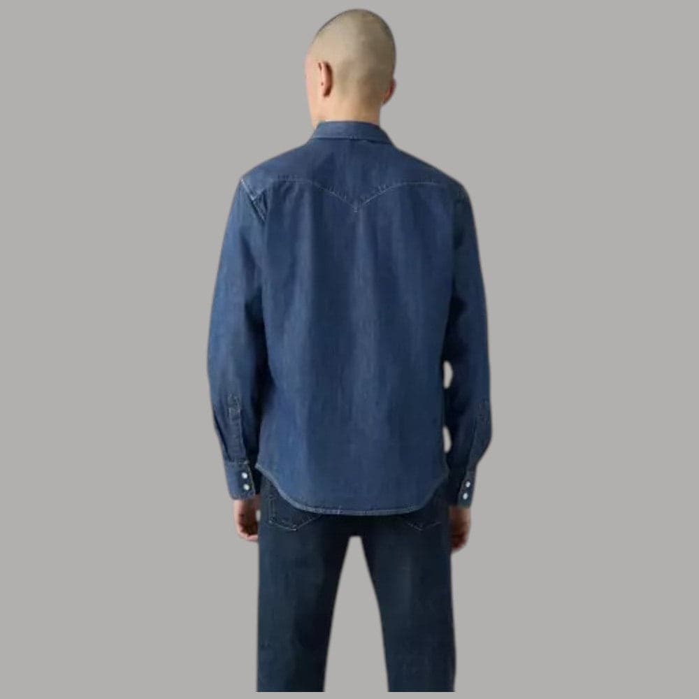 Camicia in Jeans Levi's Western Barstow Denim 100% Cotone in Camicie casual Prodotti di Classe - Nocera Superiore, commercioVirtuoso.it