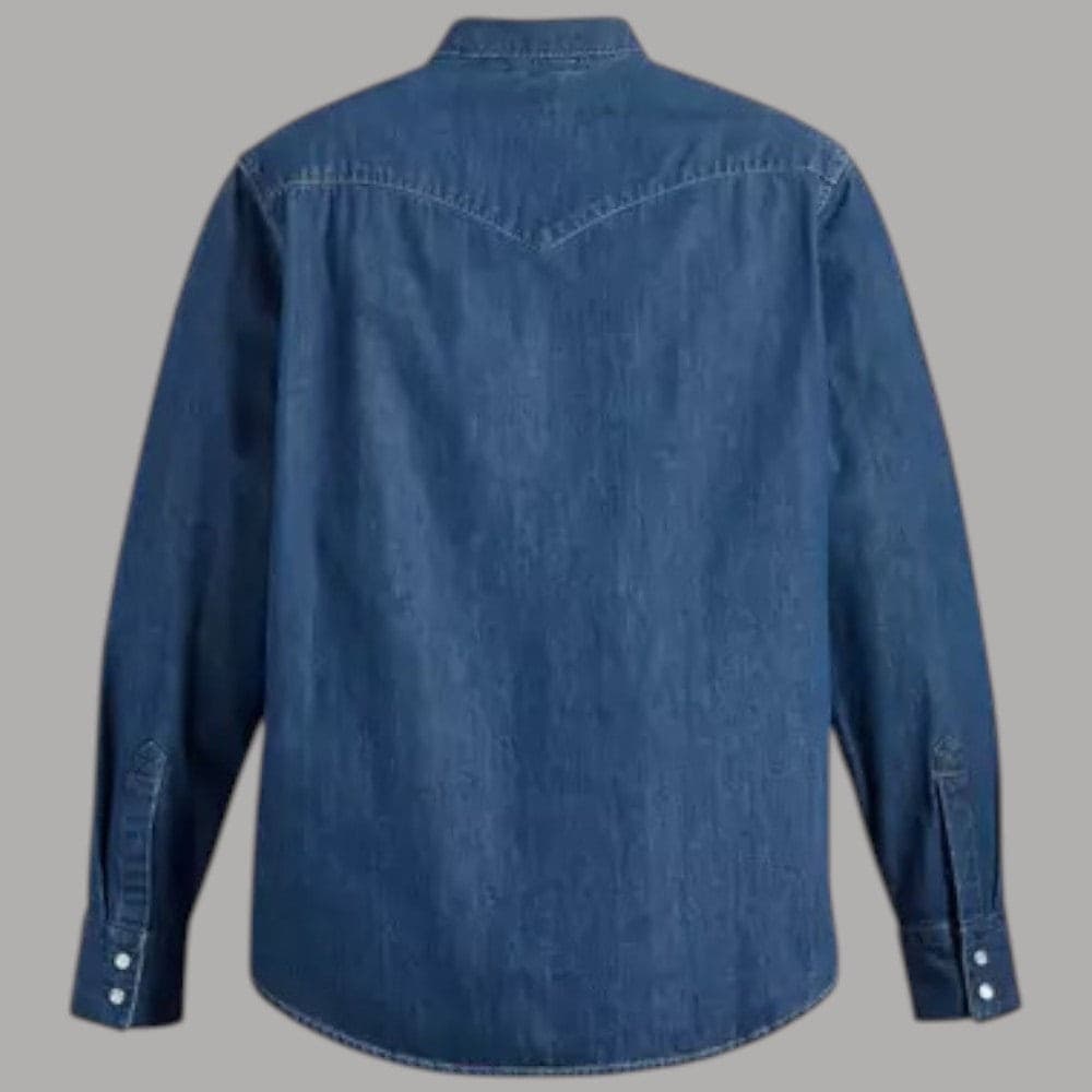 Camicia in Jeans Levi's Western Barstow Denim 100% Cotone in Camicie casual Prodotti di Classe - Nocera Superiore, commercioVirtuoso.it