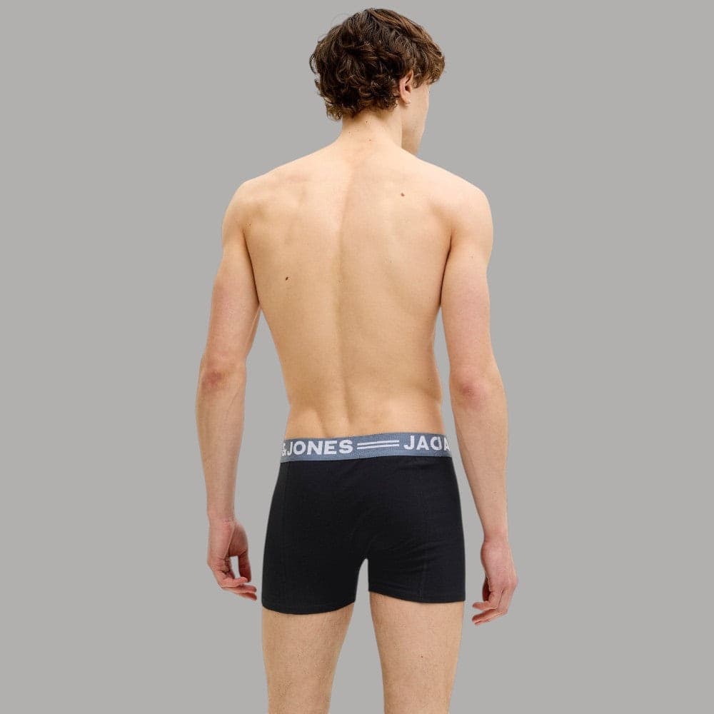 Pacco 3 Boxer Uomo Jack & Jones in Cotone Nero Elastico in Boxer Prodotti di Classe - Nocera Superiore, commercioVirtuoso.it
