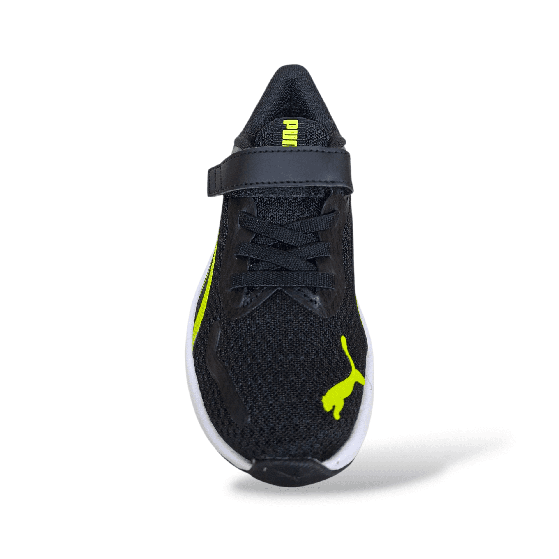 Sneakers bambino PUMA Pounce Lite nero giallo blu bianco con velcro in Ballerine Scarpetteria Gica - Trani, commercioVirtuoso.it