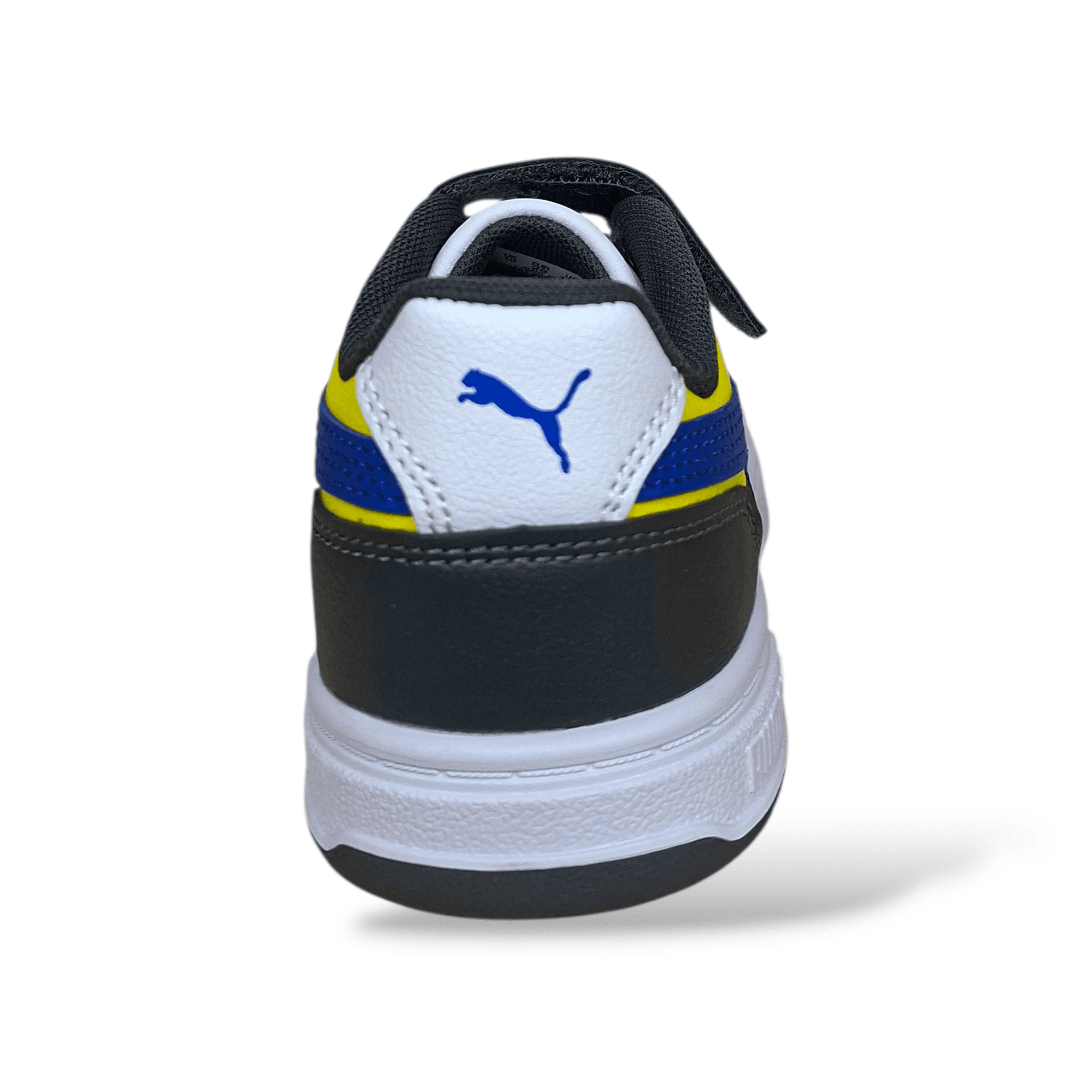 Sneakers bambino PUMA Caven blu nero bianco giallo con velcro in Ballerine Scarpetteria Gica - Trani, commercioVirtuoso.it