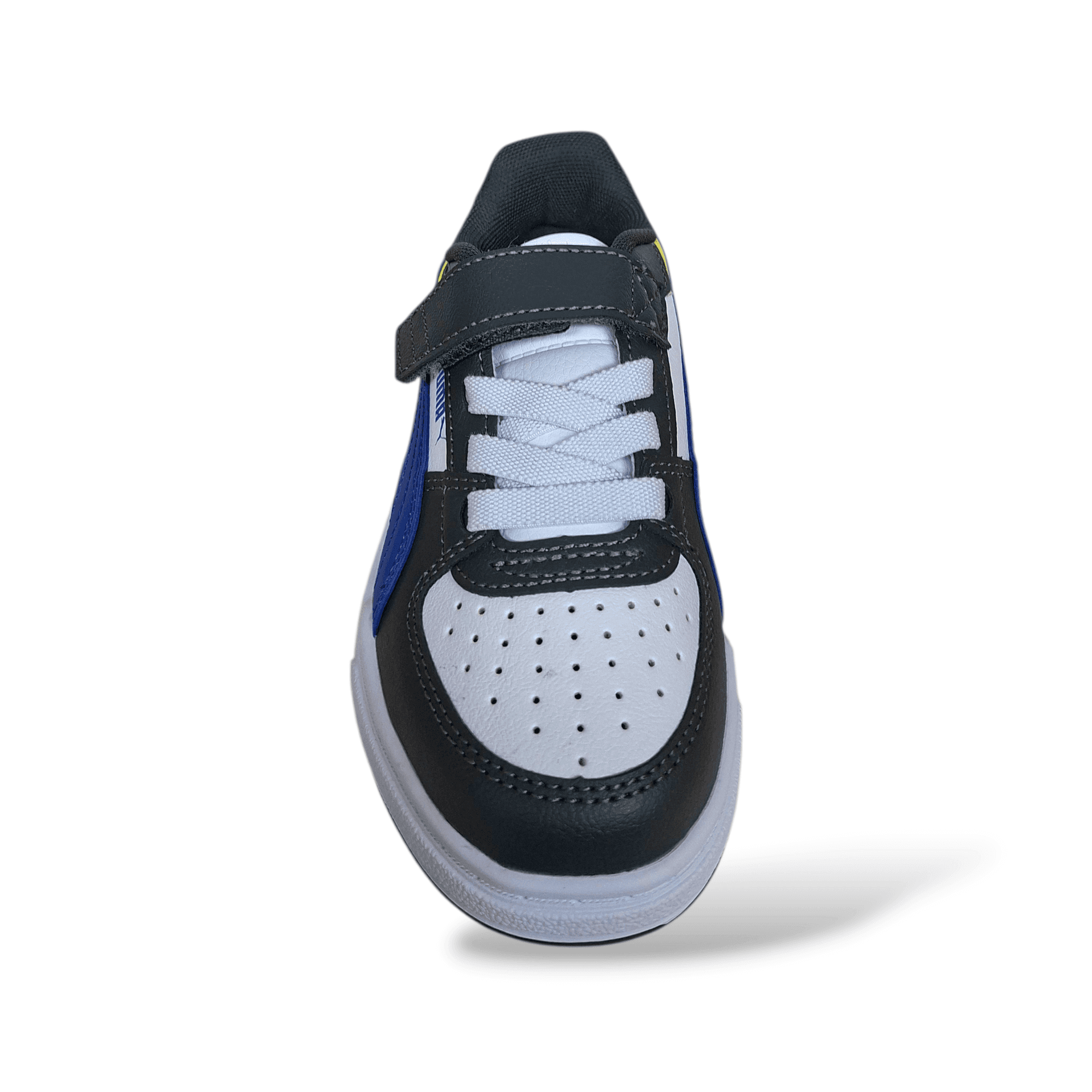 Sneakers bambino PUMA Caven blu nero bianco giallo con velcro in Ballerine Scarpetteria Gica - Trani, commercioVirtuoso.it