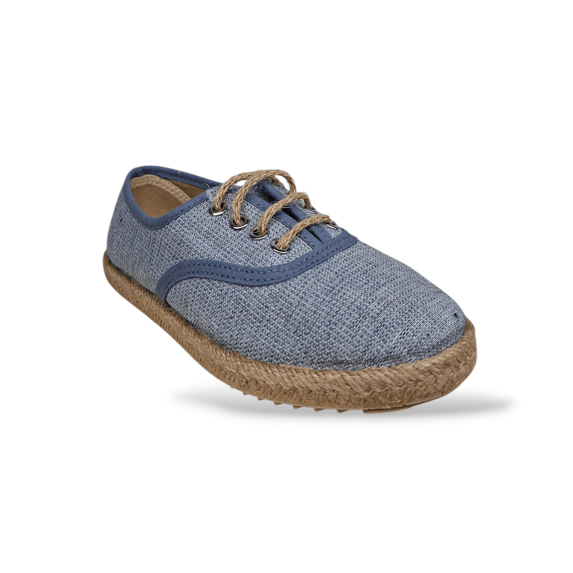 Sneakers bambino VUL-LADI jeans-beige tela laccio casual eleganti in Autocategorizzazione Scarpetteria Gica - Trani, commercioVirtuoso.it
