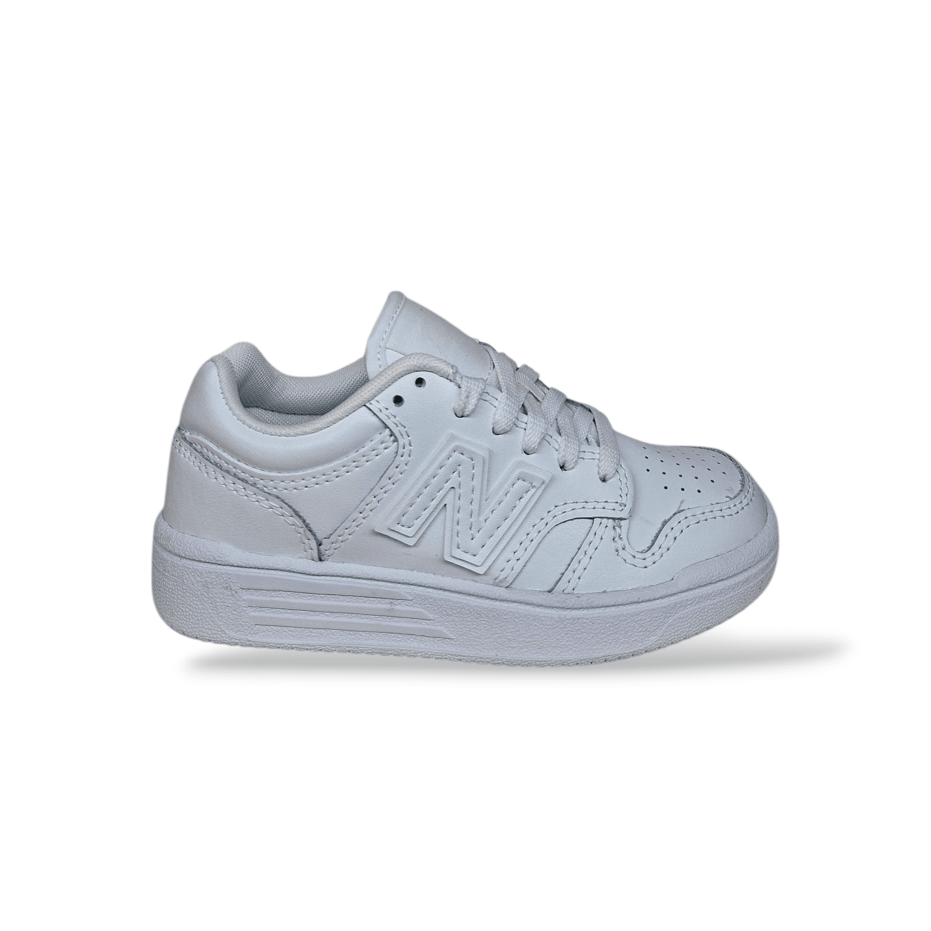 New Balance 480 Bambino Bianco | Sneakers in Pelle Eleganti Scuola e Cerimonia - 12