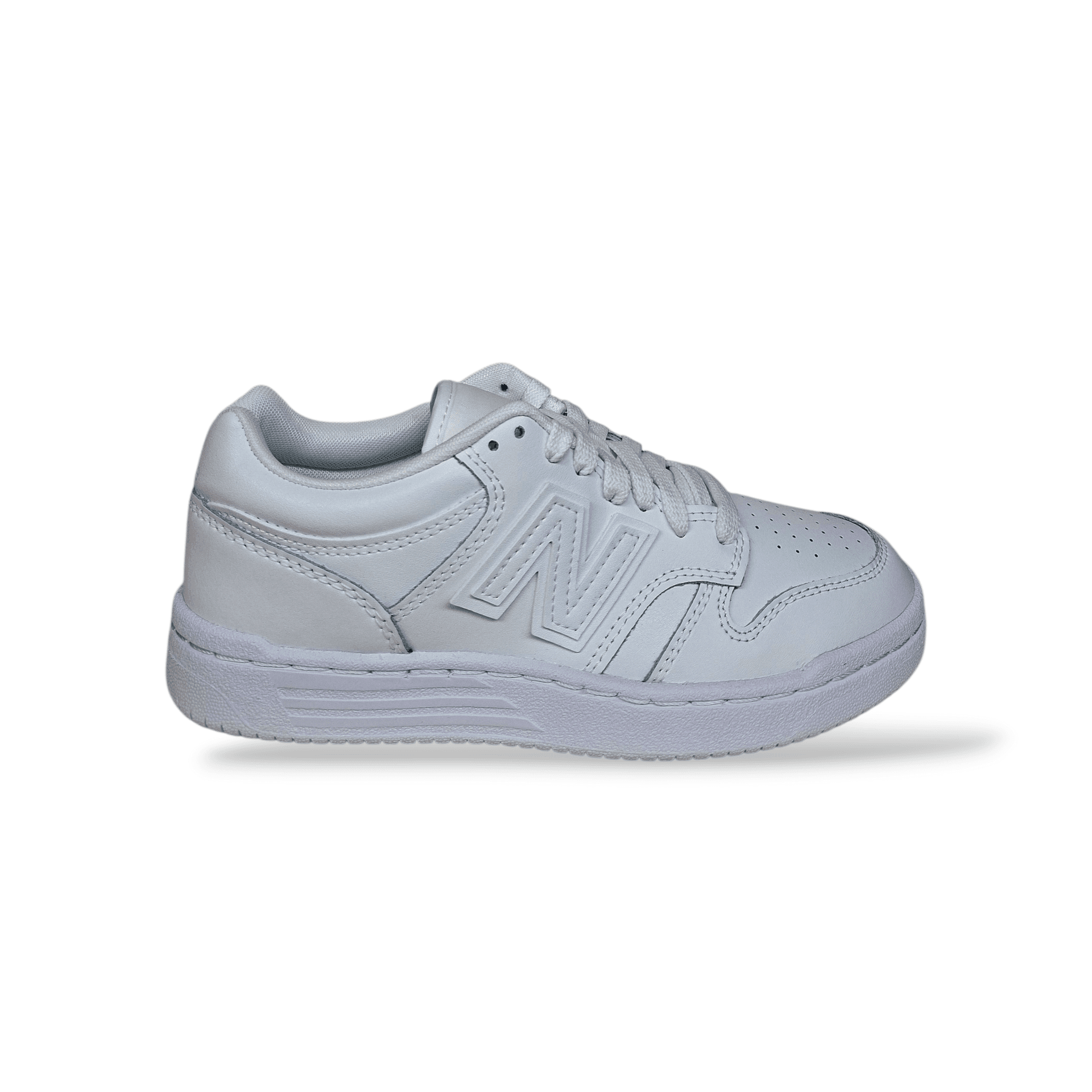 New Balance 480 Bambino Bianco | Sneakers in Pelle Eleganti Scuola e Cerimonia - 11