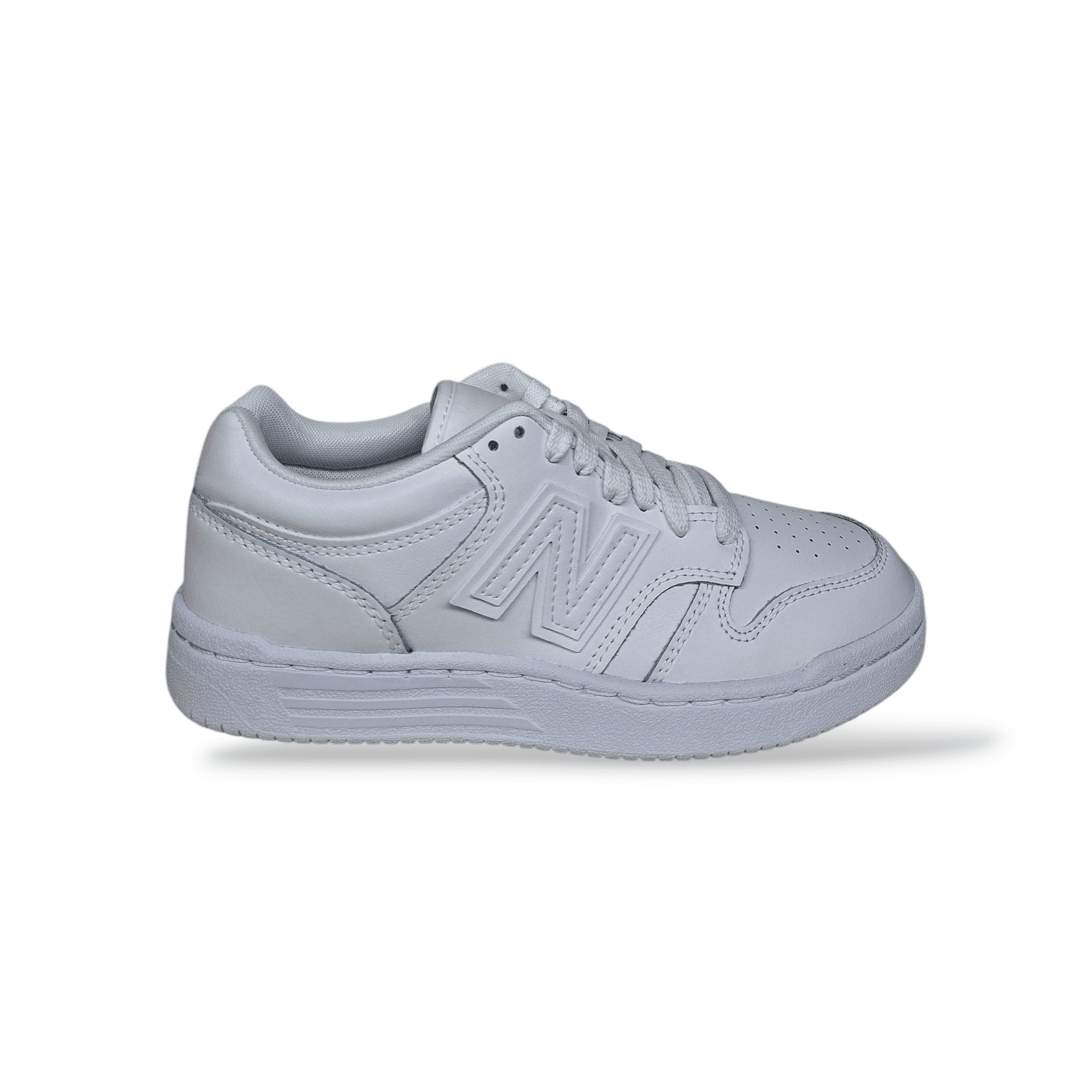 Sneakers bambino New Balance 480 bianche pelle laccio in Ballerine Scarpetteria Gica - Trani, commercioVirtuoso.it