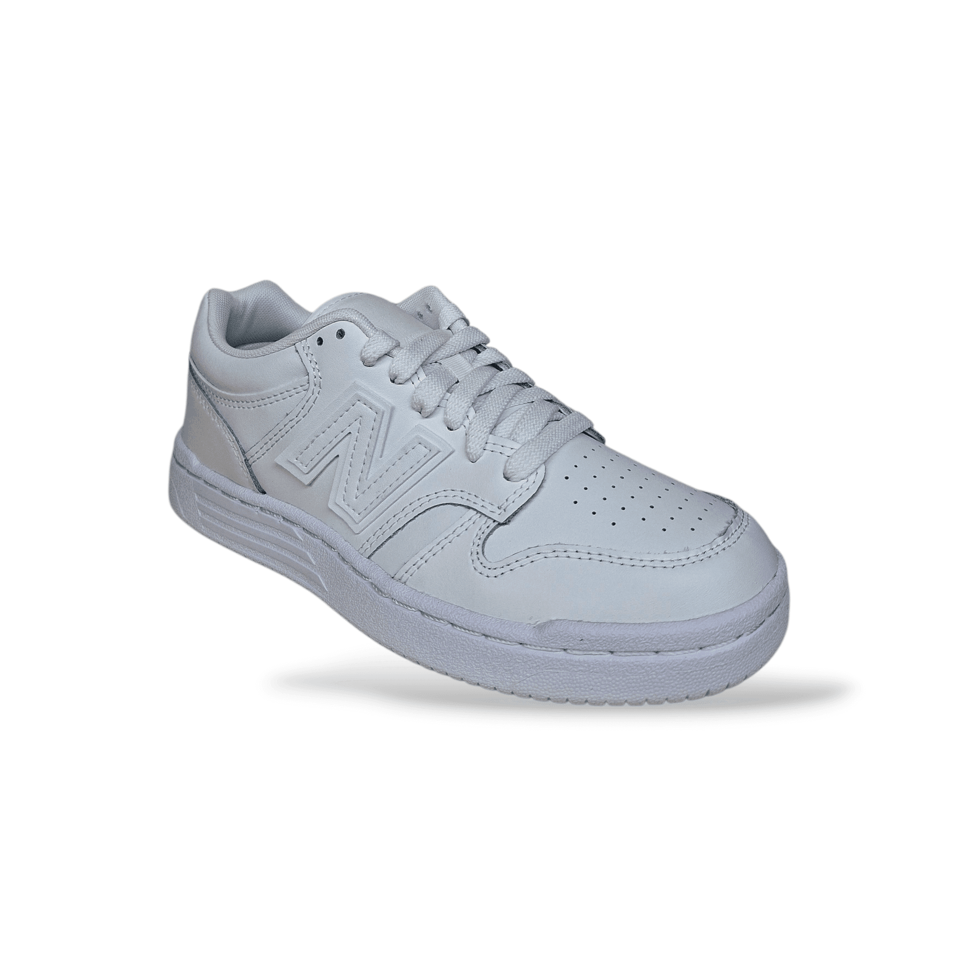 Sneakers bambino New Balance 480 bianche pelle laccio in Ballerine Scarpetteria Gica - Trani, commercioVirtuoso.it