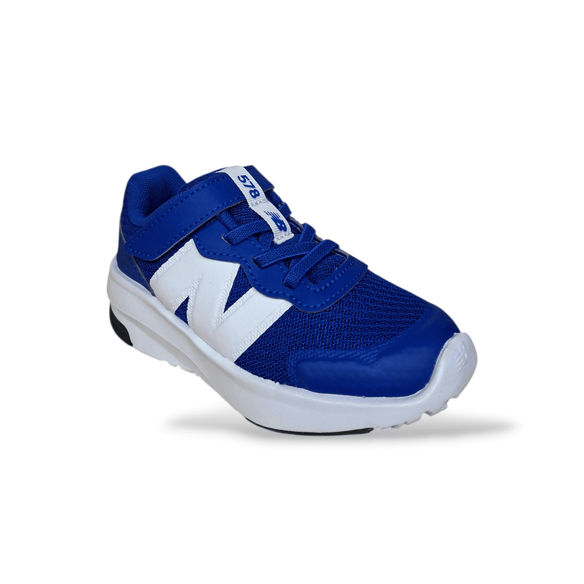 Sneakers bambino New Balance 578 blue bianche velcro laccio elastico in Ballerine Scarpetteria Gica - Trani, commercioVirtuoso.it