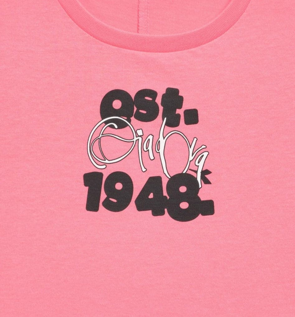 T-shirt Diadora Bambina Rosa con Logo - Collezione PE2026 - 2