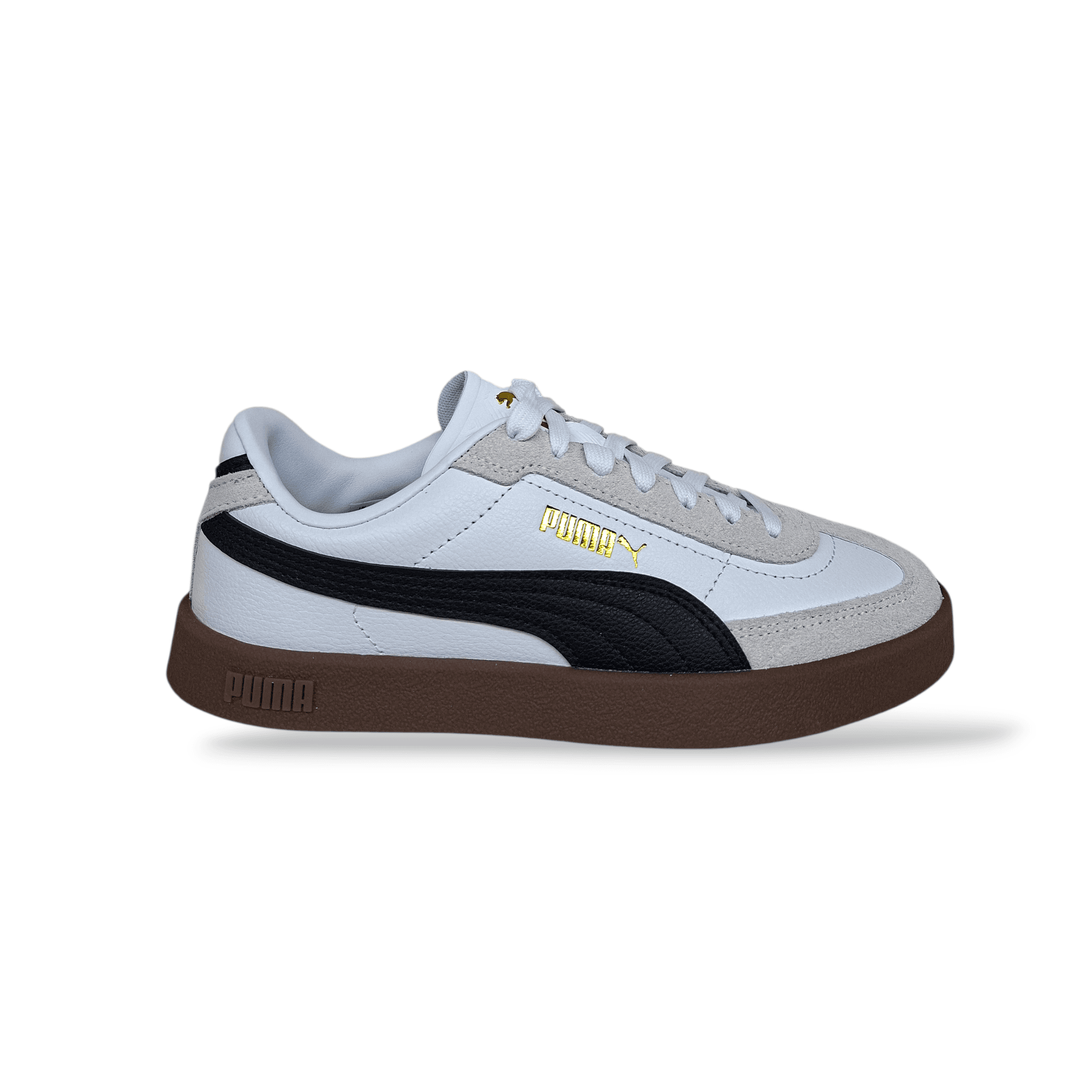 Puma Club II Era Sneakers Ragazzo Bianco Nero Beige – Stile Retrò in Suede | Taglie 36-39 - 6