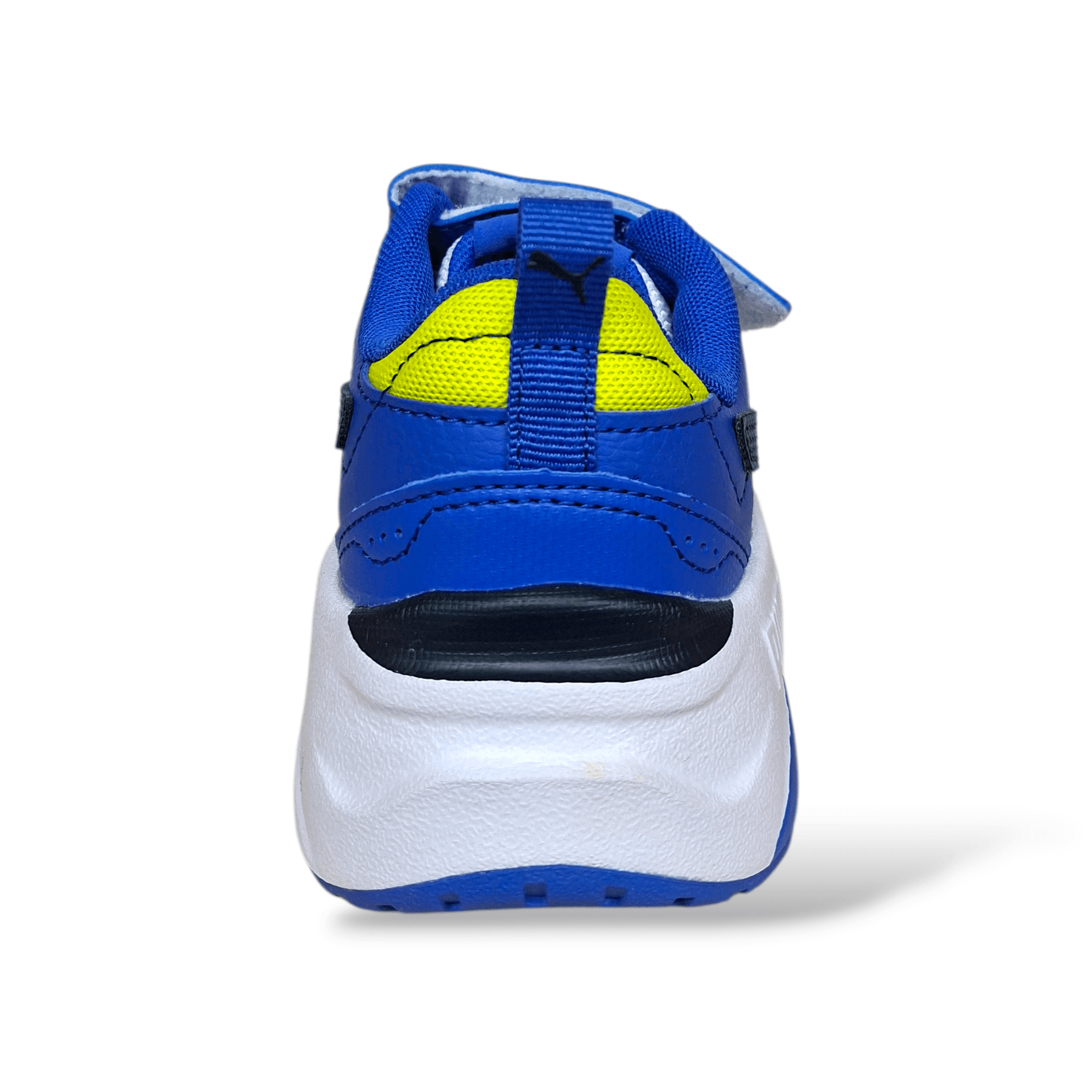 Sneakers bambino PUMA Trinity blu celeste bianco giallo con velcro in Ballerine Scarpetteria Gica - Trani, commercioVirtuoso.it