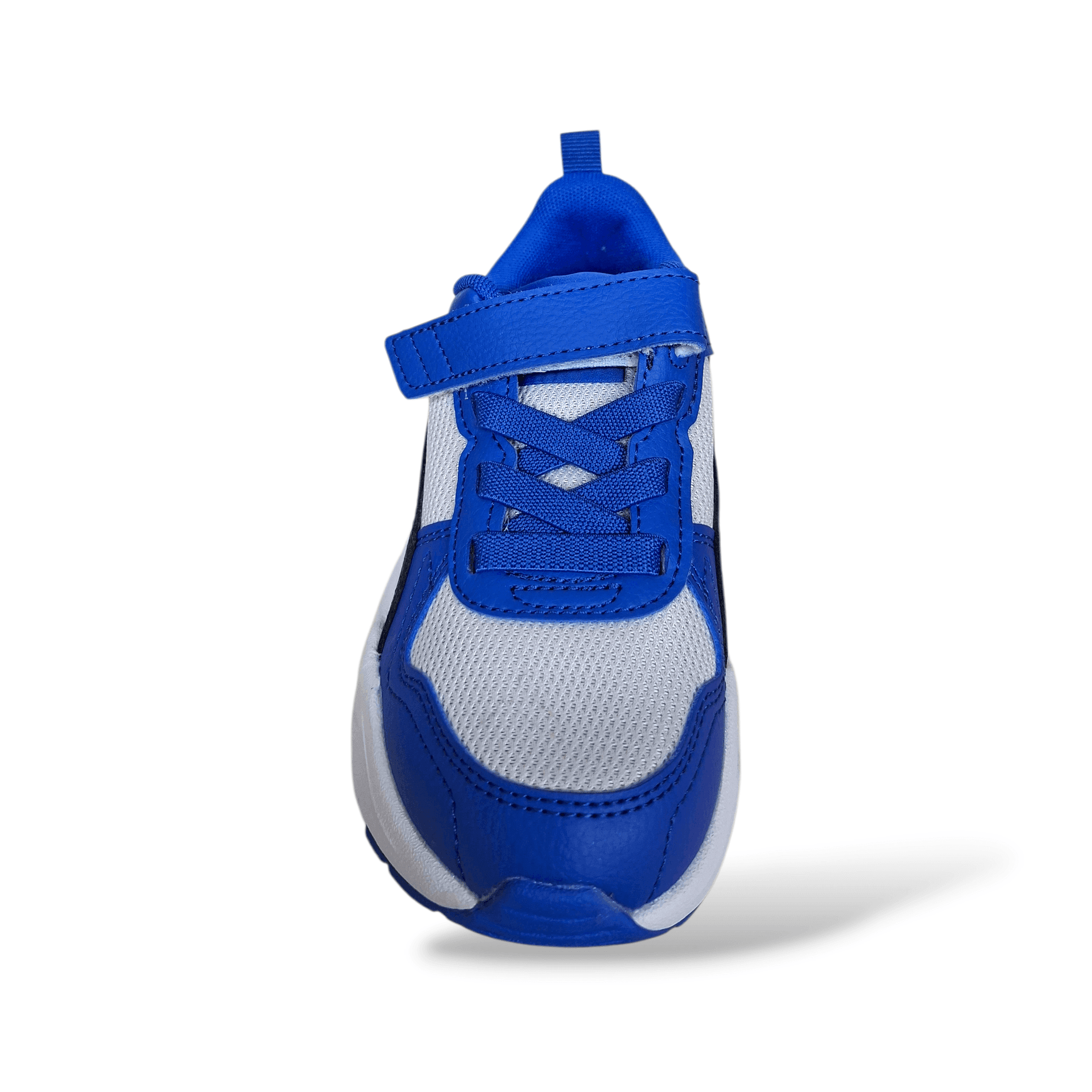 Sneakers bambino PUMA Trinity blu celeste bianco giallo con velcro in Ballerine Scarpetteria Gica - Trani, commercioVirtuoso.it
