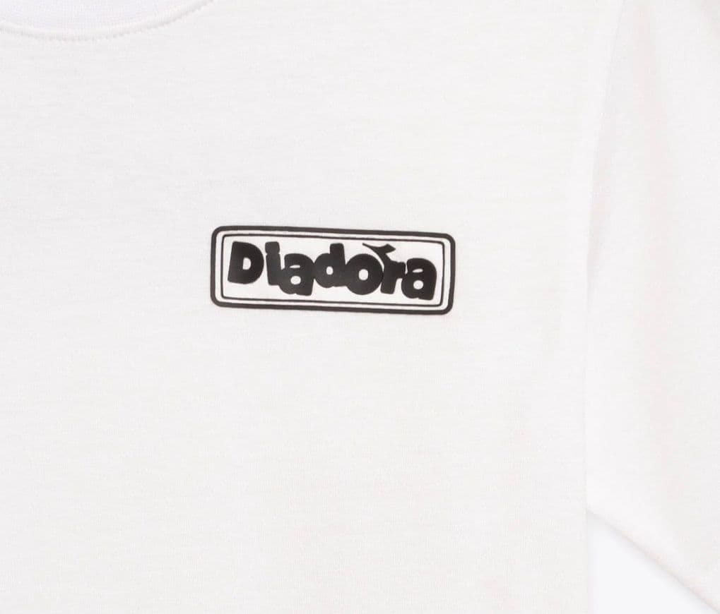 T-shirt Diadora Bambino Bianca con Logo - Collezione PE2026 - 2