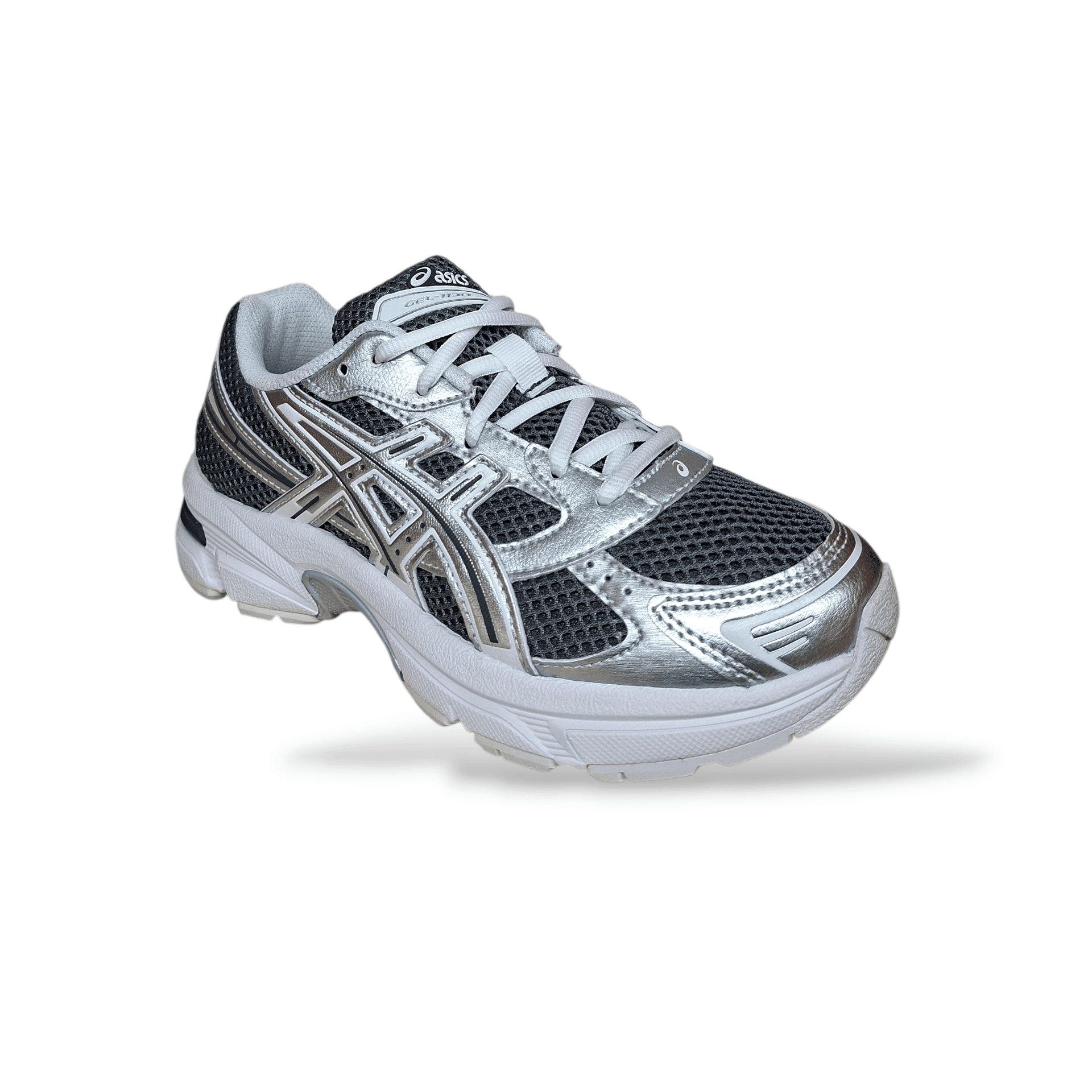 Sneakers ASICS GEL 1130 Bambino Argento Nero | Scarpe Sportive con Tecnologia GEL | Taglie 27-40 in Ballerine Scarpetteria Gica - Trani, commercioVirtuoso.it