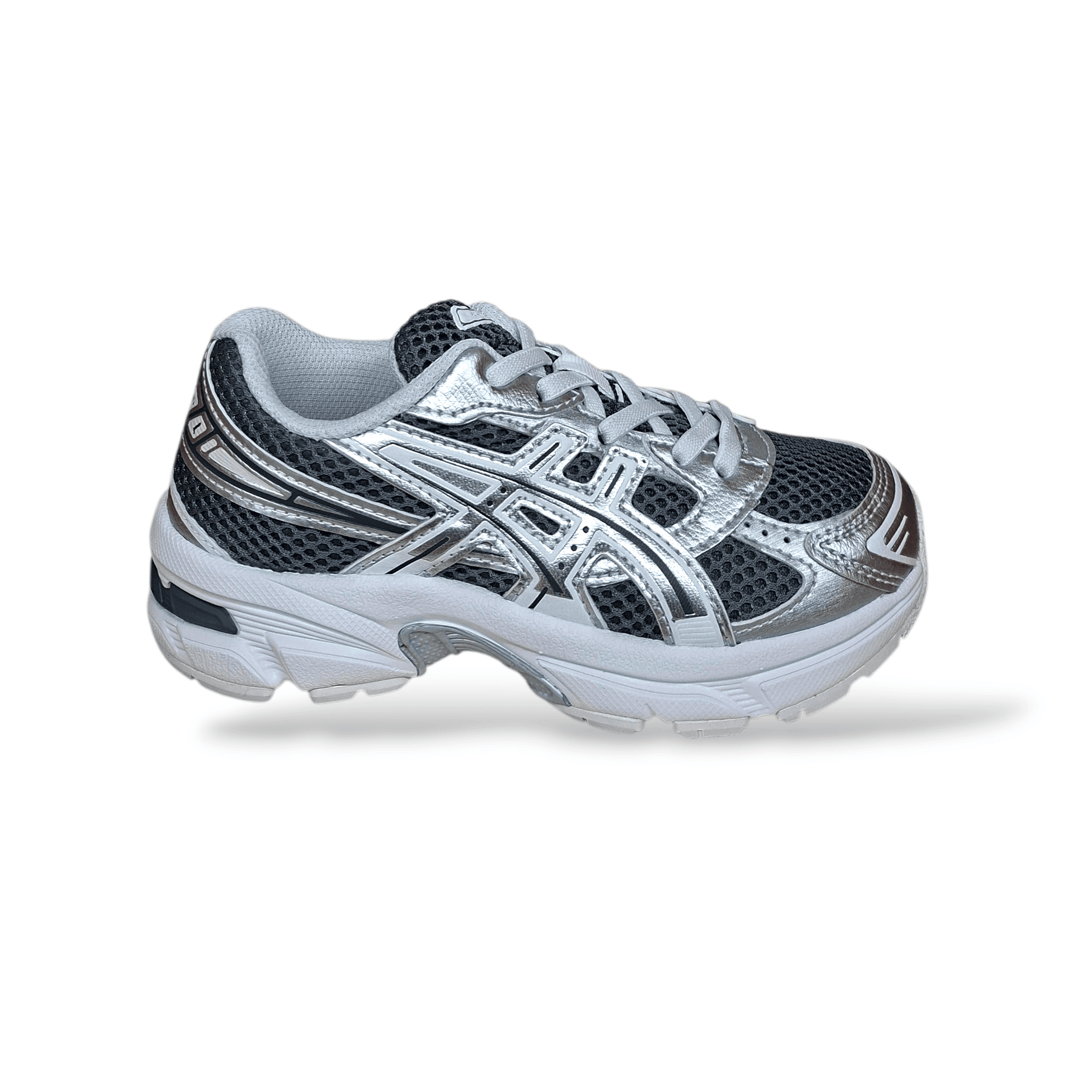 Sneakers ASICS GEL 1130 Bambino Argento Nero | Scarpe Sportive con Tecnologia GEL | Taglie 27-40 in Ballerine Scarpetteria Gica - Trani, commercioVirtuoso.it