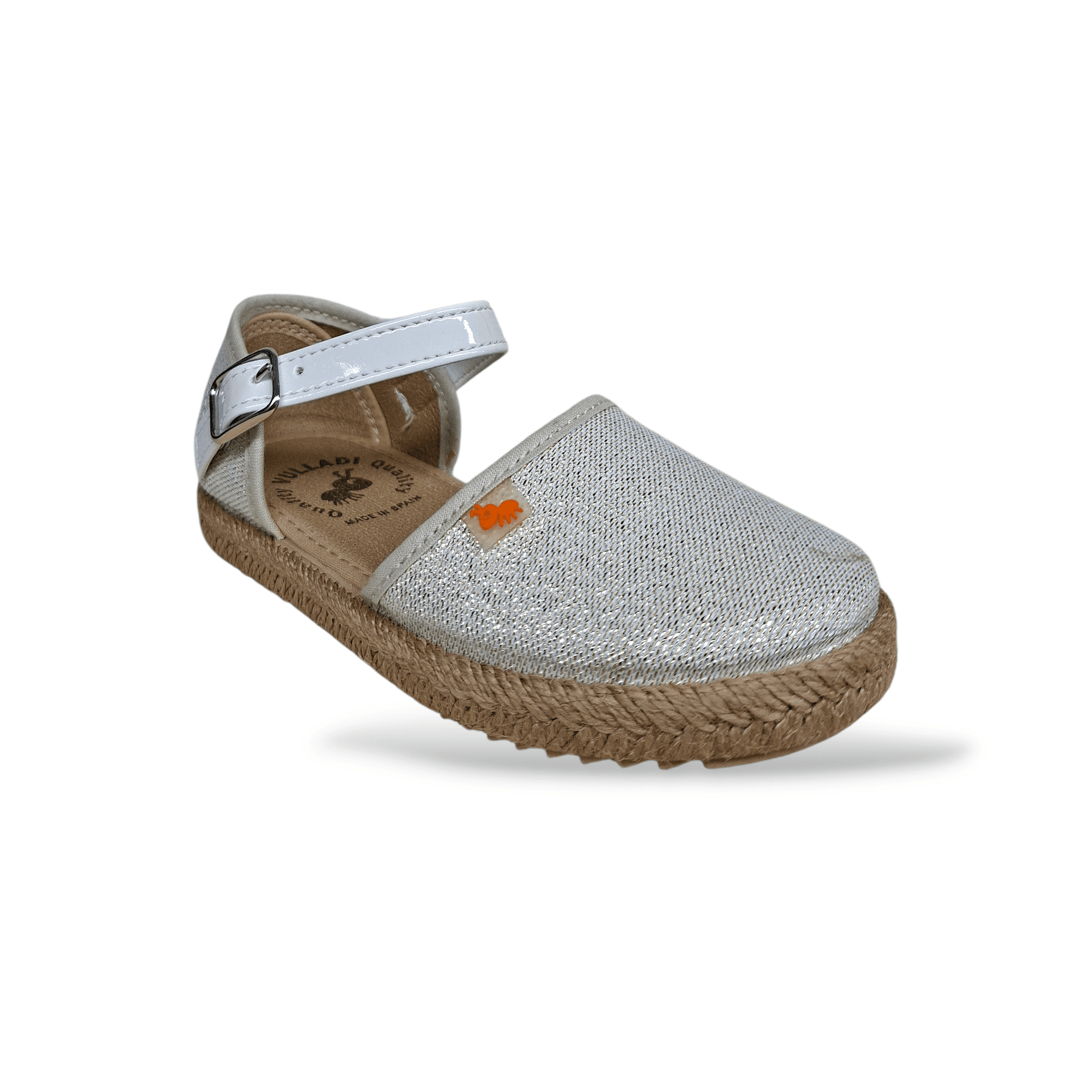 Espadrillas bambina VUL-LADI bianco-beige fibbia cerimonia eleganti in Autocategorizzazione Scarpetteria Gica - Trani, commercioVirtuoso.it