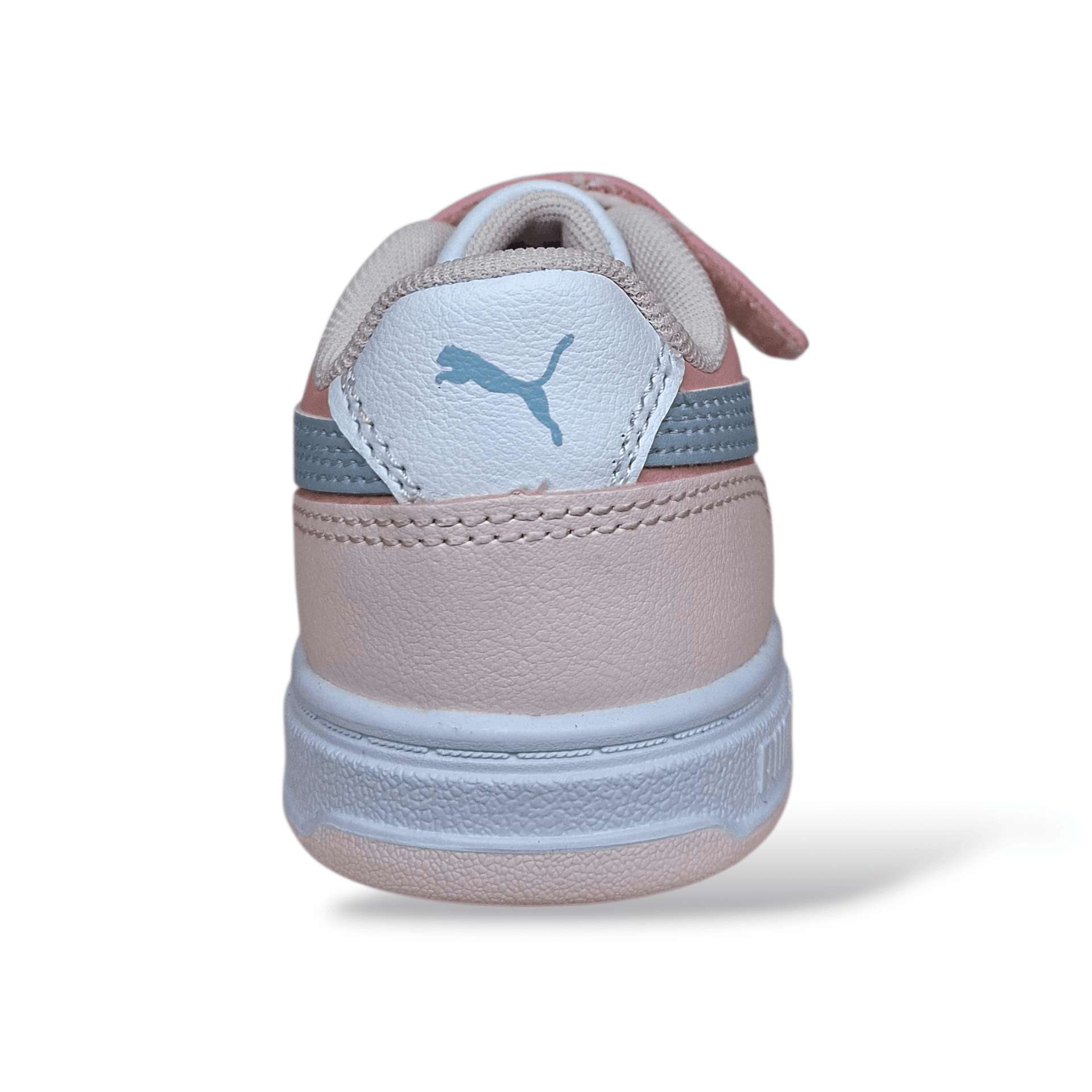 Sneakers bambina PUMA Caven rosa bianco celeste con velcro in Ballerine Scarpetteria Gica - Trani, commercioVirtuoso.it