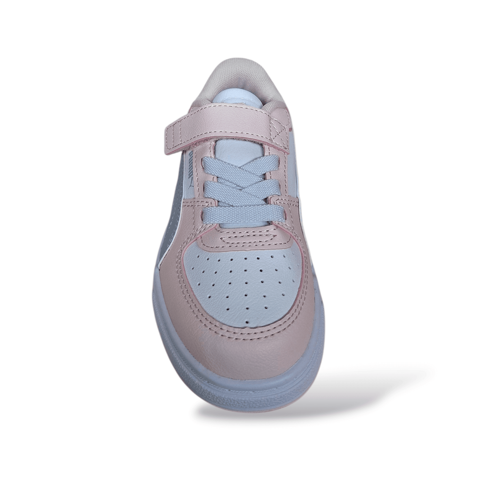 Sneakers bambina PUMA Caven rosa bianco celeste con velcro in Ballerine Scarpetteria Gica - Trani, commercioVirtuoso.it