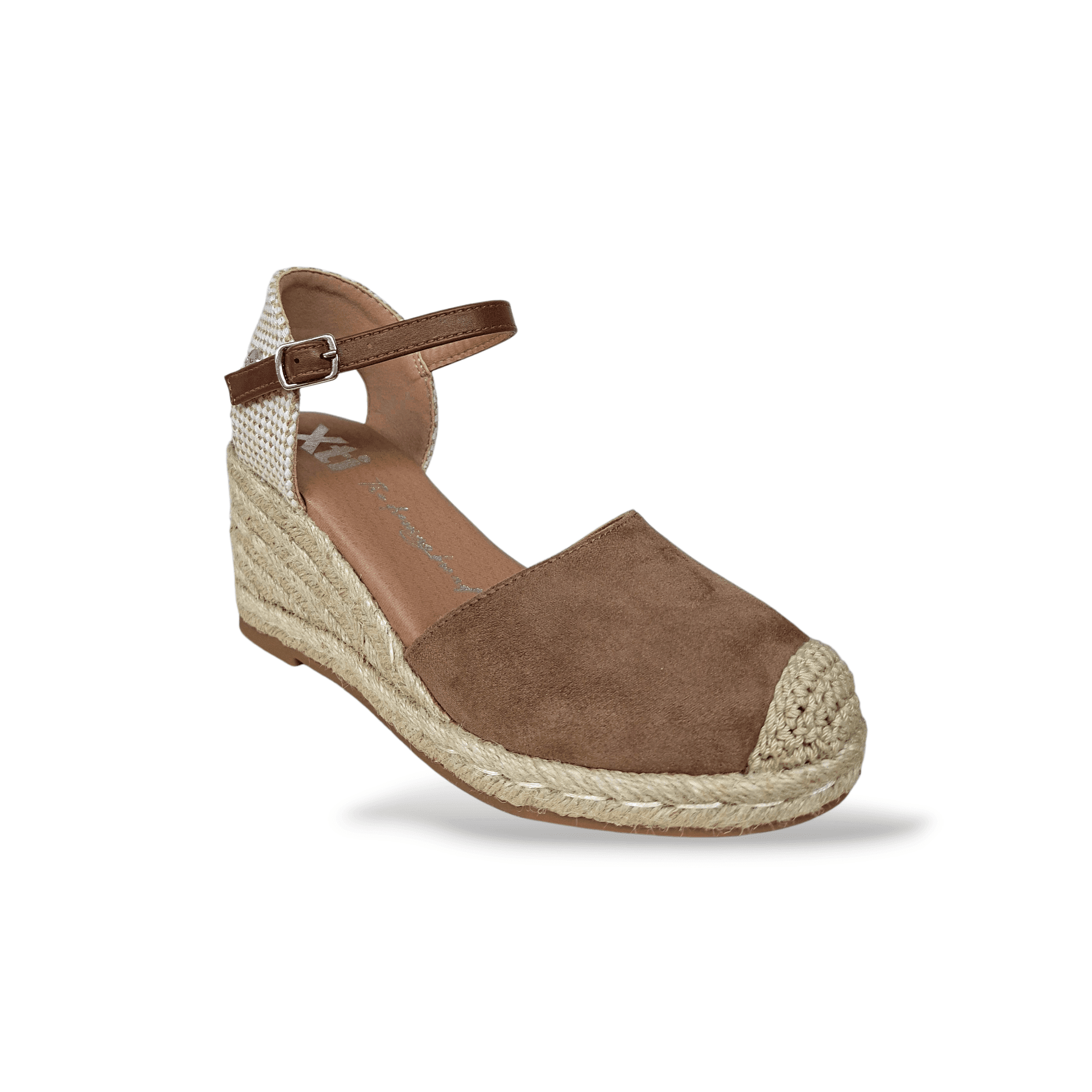 Espadrillas donna XTI taupe eleganti con fibia in Ballerine Scarpetteria Gica - Trani, commercioVirtuoso.it