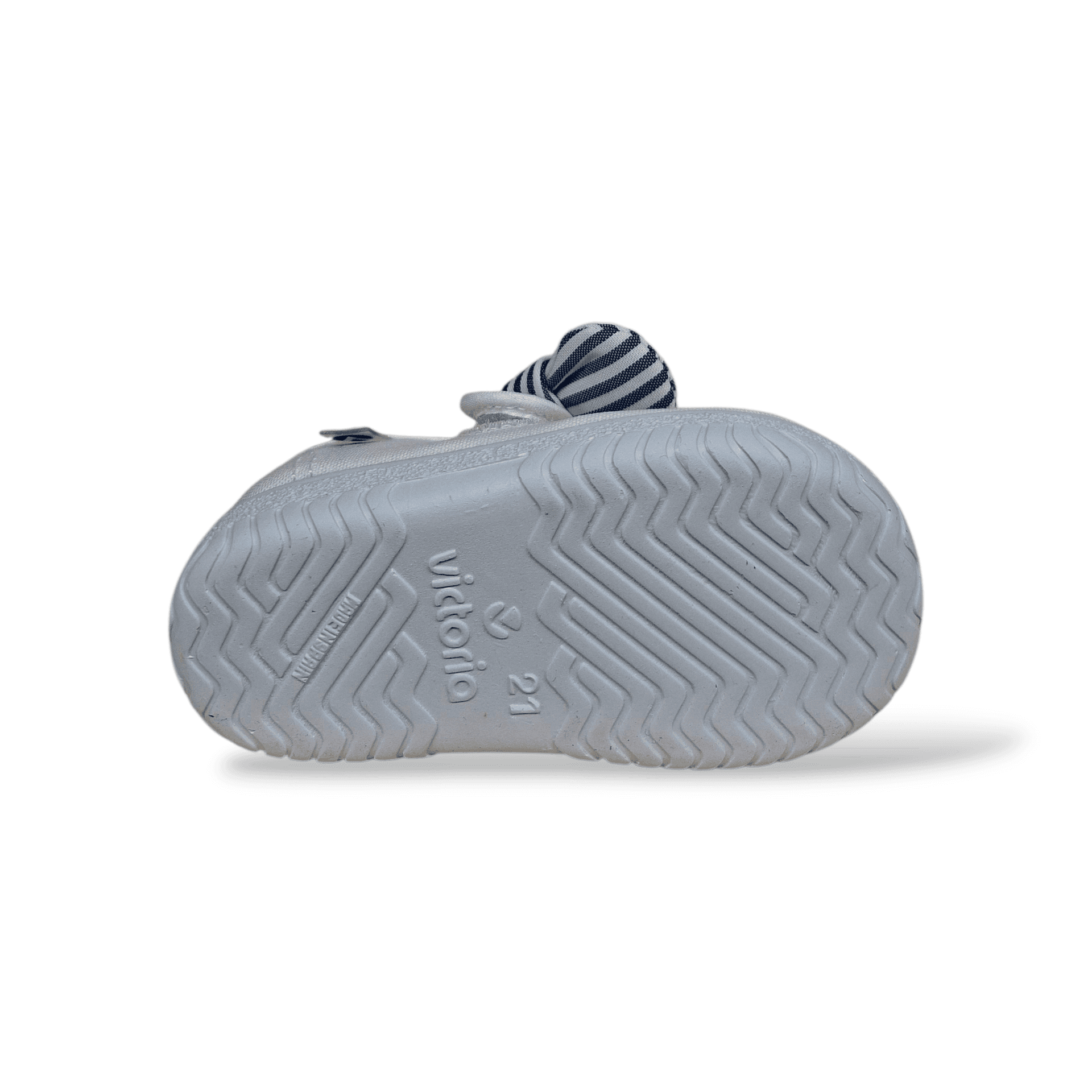 Ballerine bambina Victoria Ojalá bianco tela velcro casual eleganti - 5