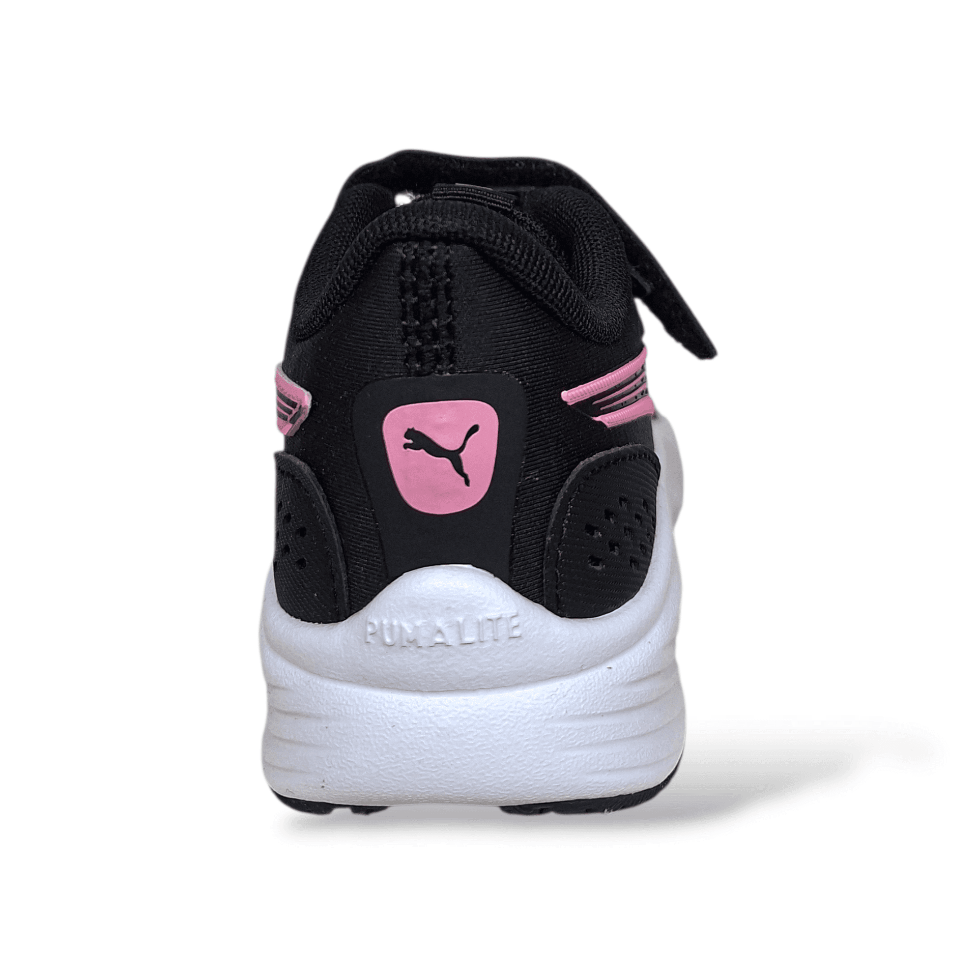 Sneakers bambina PUMA Pounce Lite nero fucsia con velcro in Ballerine Scarpetteria Gica - Trani, commercioVirtuoso.it