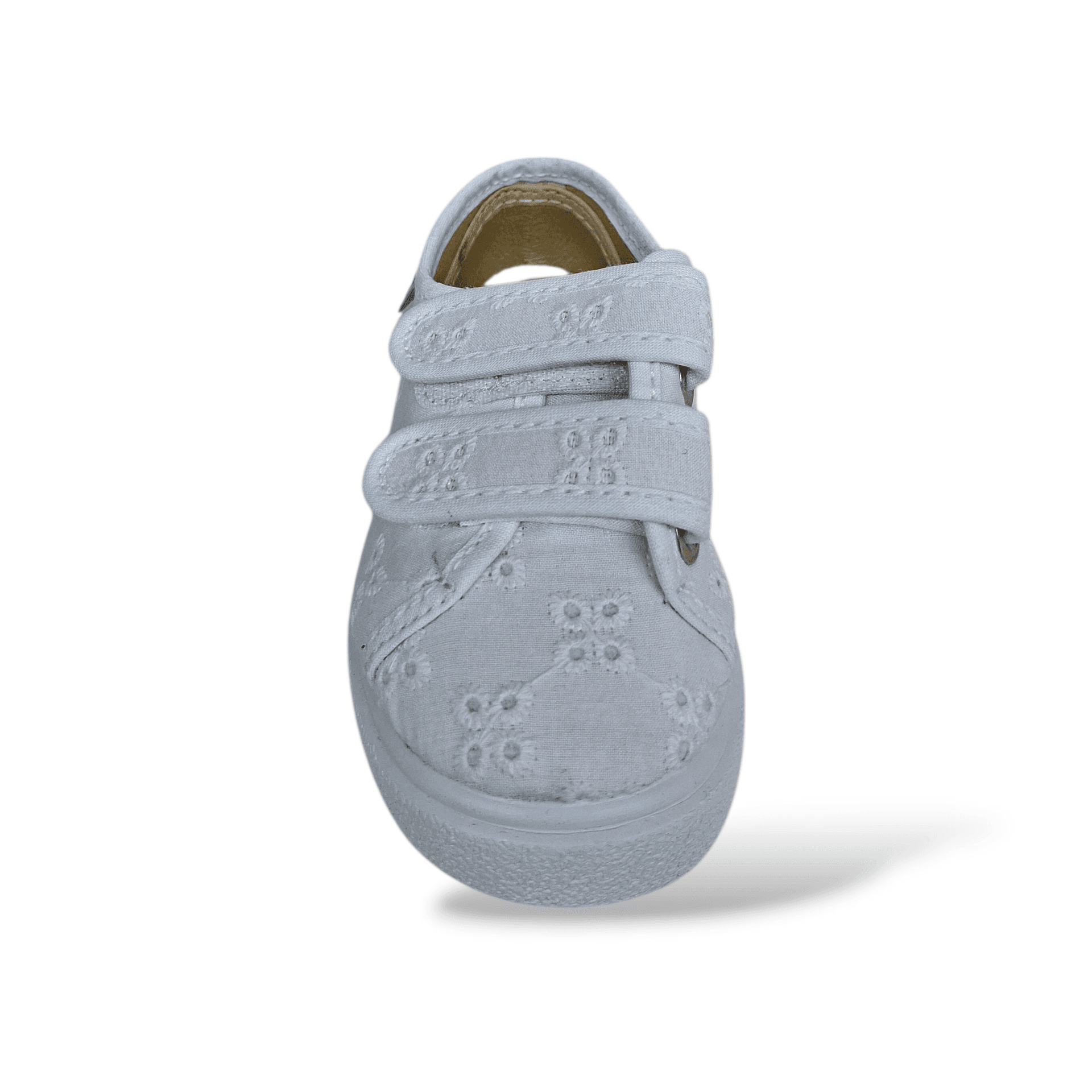 Sneakers bambina VUL-LADI bianco sangallo velcro casual in Ballerine Scarpetteria Gica - Trani, commercioVirtuoso.it