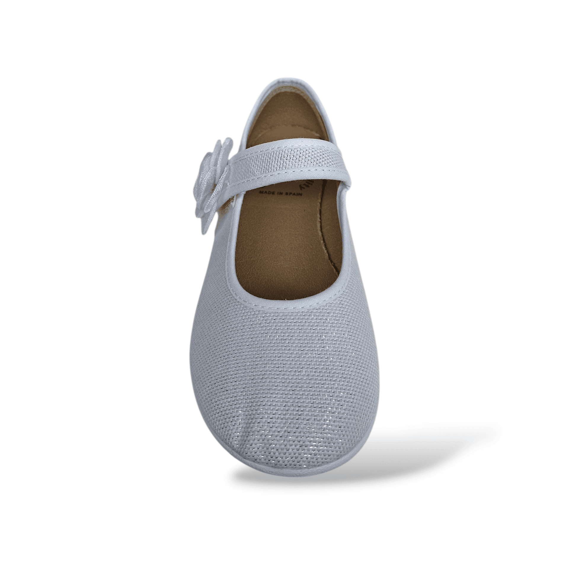 Ballerine bambina VUL-LADI bianco velcro fiore pizzo cerimonia eleganti in Ballerine Scarpetteria Gica - Trani, commercioVirtuoso.it