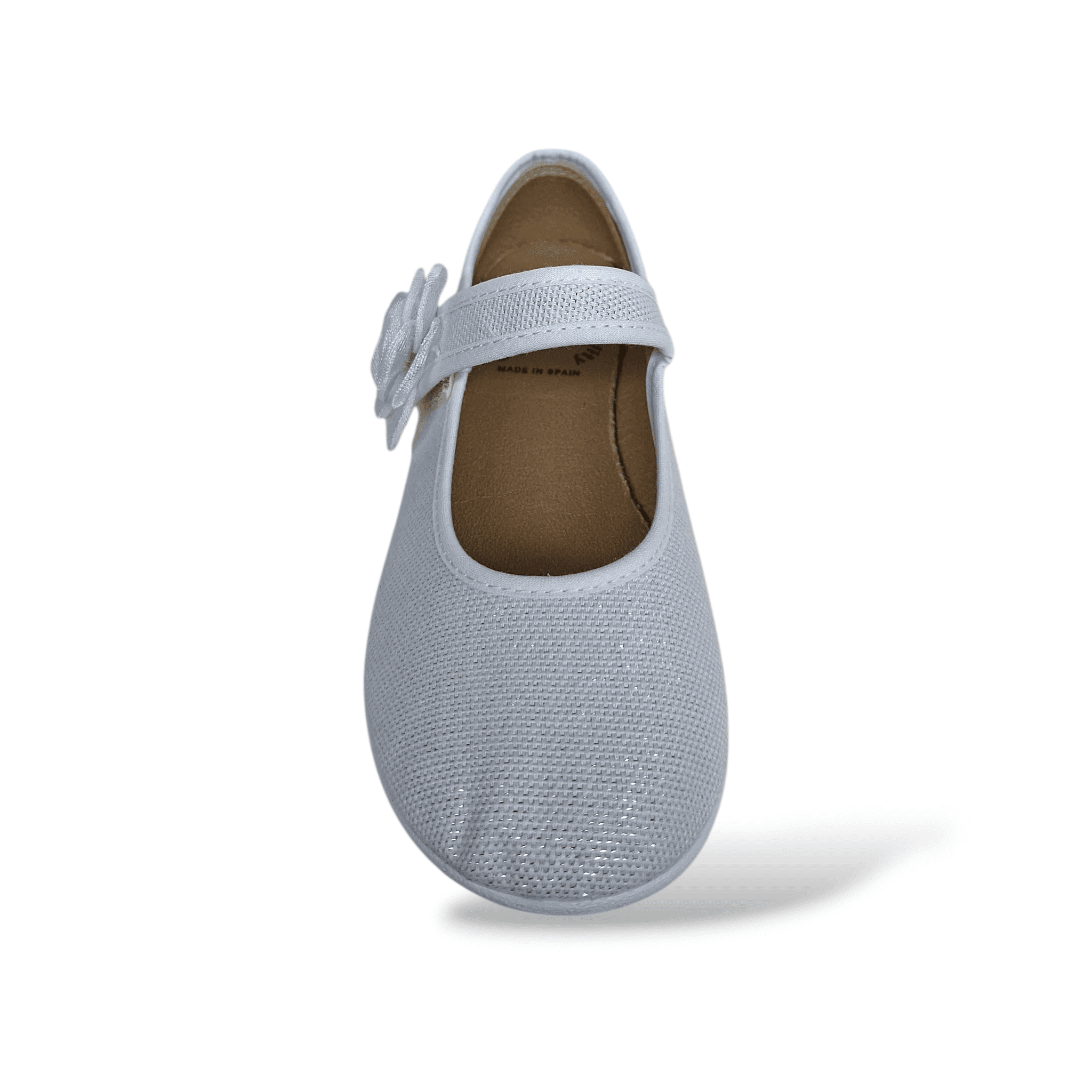 Ballerine bambina VUL-LADI bianco velcro fiore pizzo cerimonia eleganti in Ballerine Scarpetteria Gica - Trani, commercioVirtuoso.it