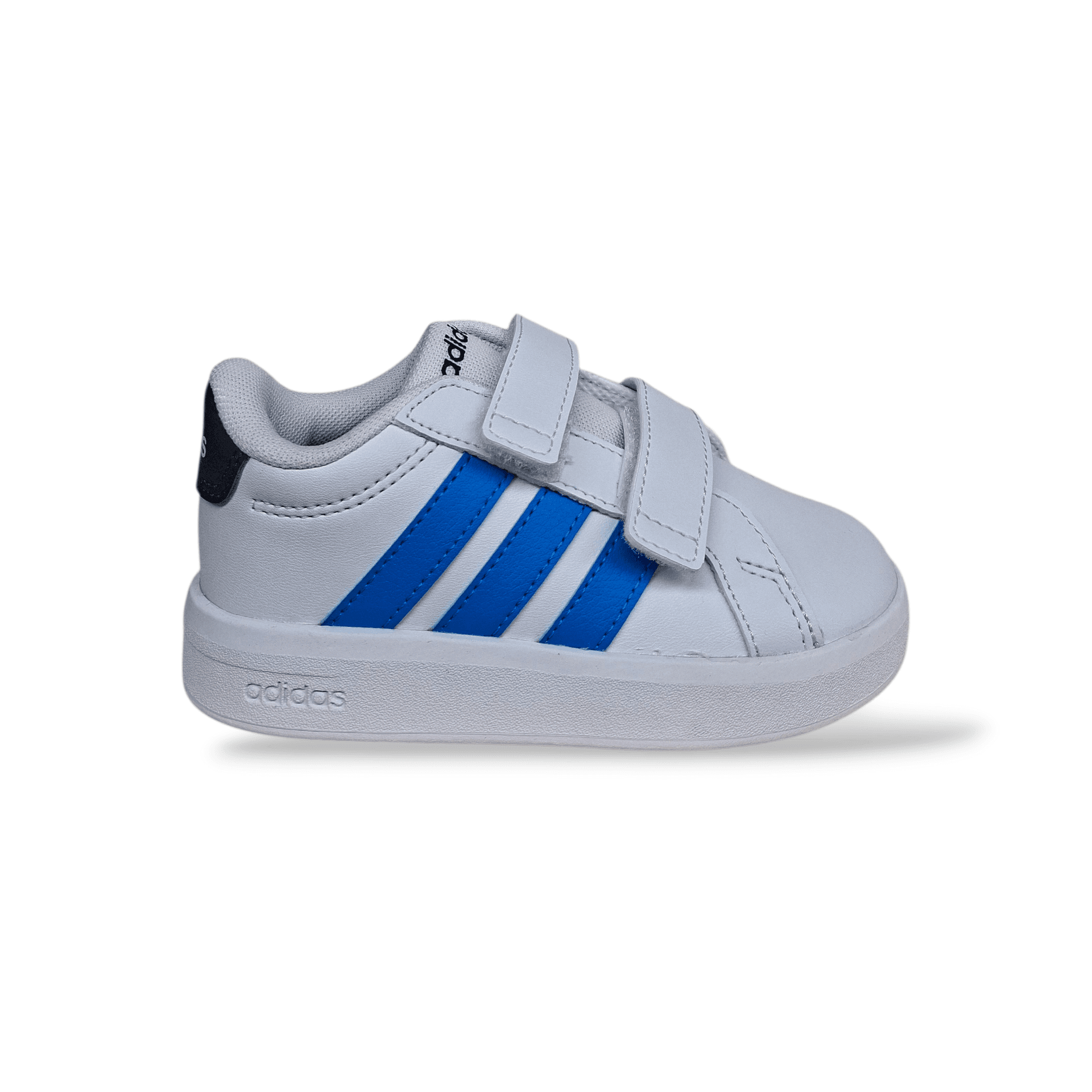 Sneakers bambino Adidas Grand Court bianco celeste sportive - 6