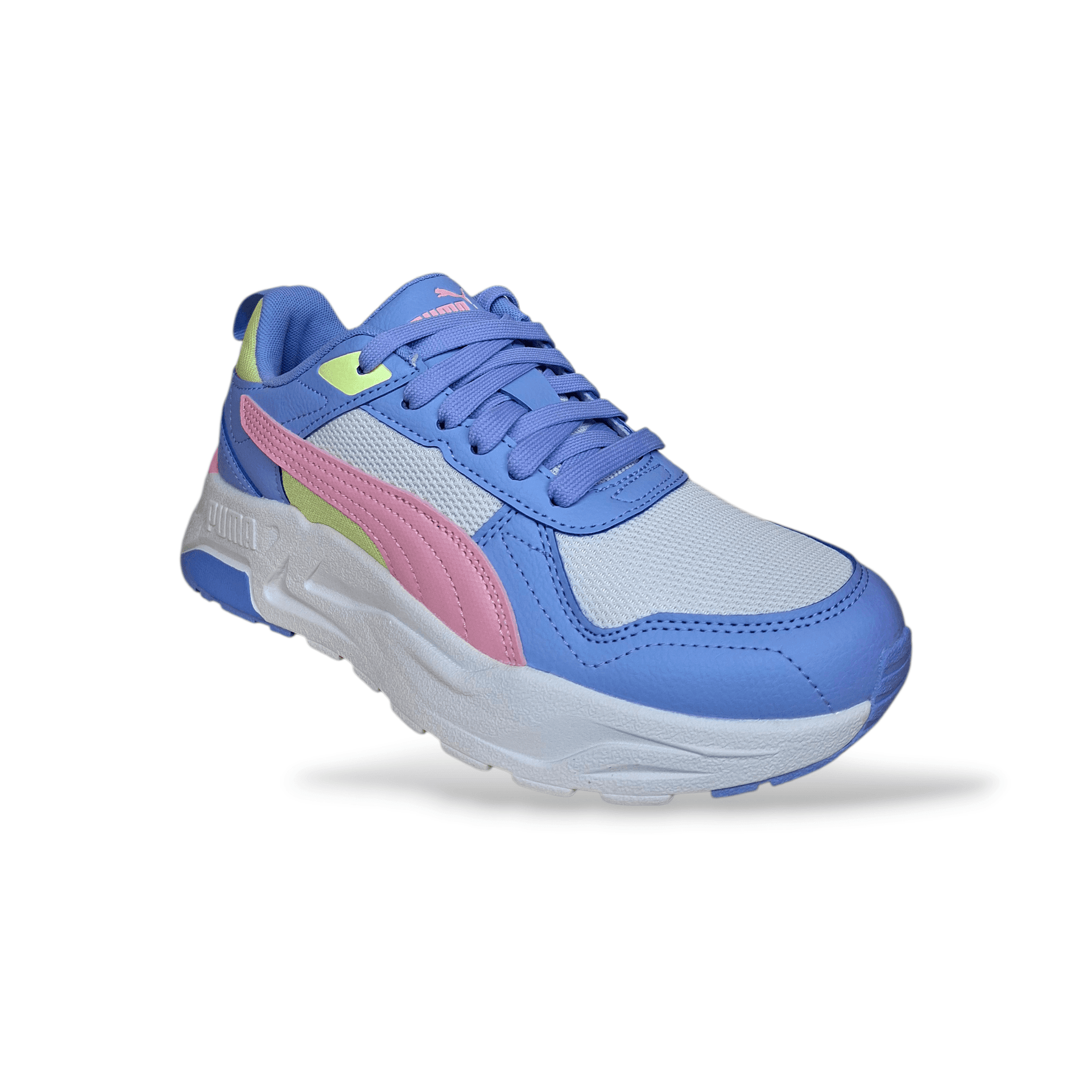Sneakers bambina PUMA Trinity celeste rosa bianco giallo con lacci in Ballerine Scarpetteria Gica - Trani, commercioVirtuoso.it