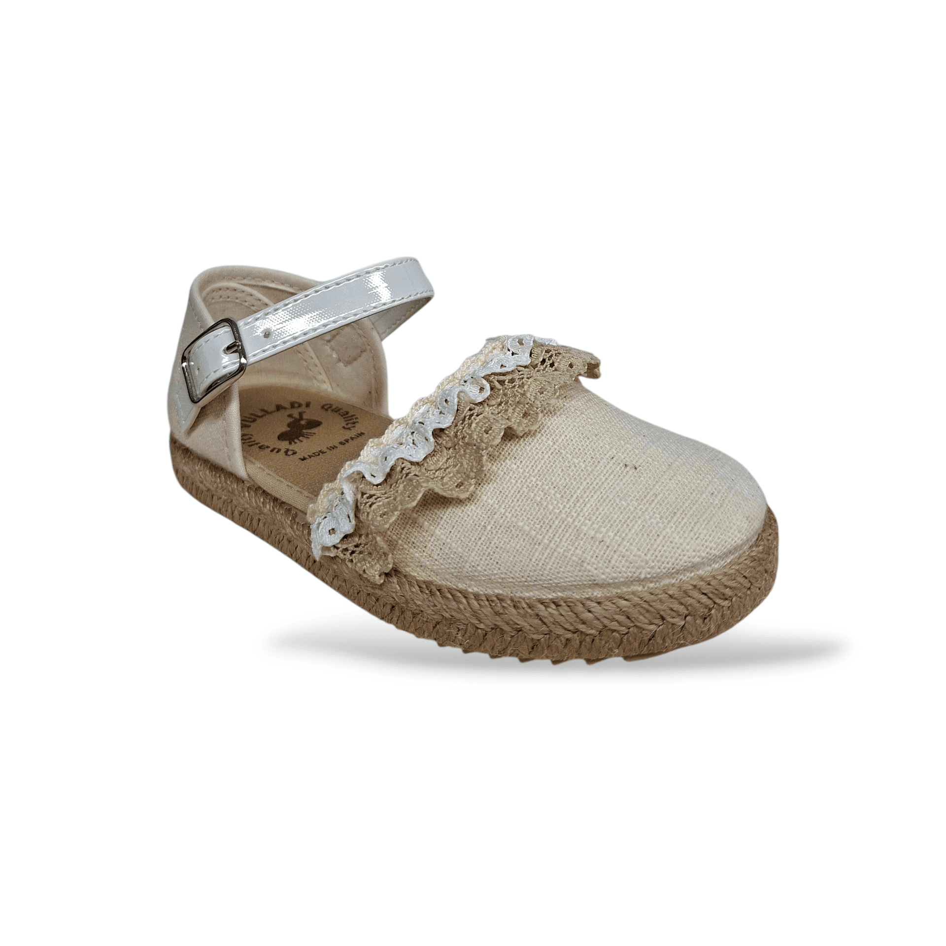Espadrillas bambina VUL-LADI beige cerimonia eleganti in Autocategorizzazione Scarpetteria Gica - Trani, commercioVirtuoso.it