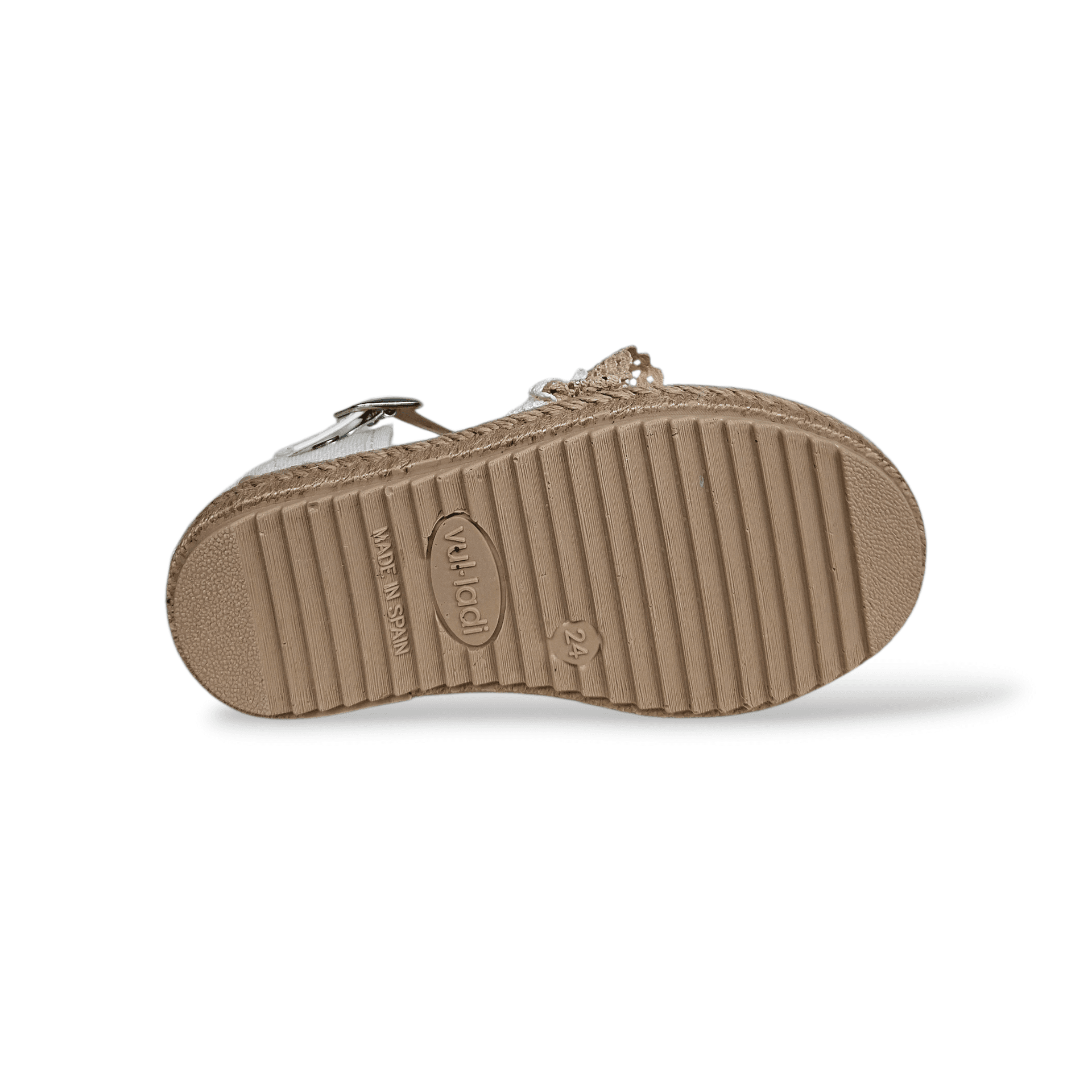 Espadrillas Bambina Beige Bianco VUL-LADI con Fibbia – Scarpe Cerimonia Estate Taglie 24-37 - 5