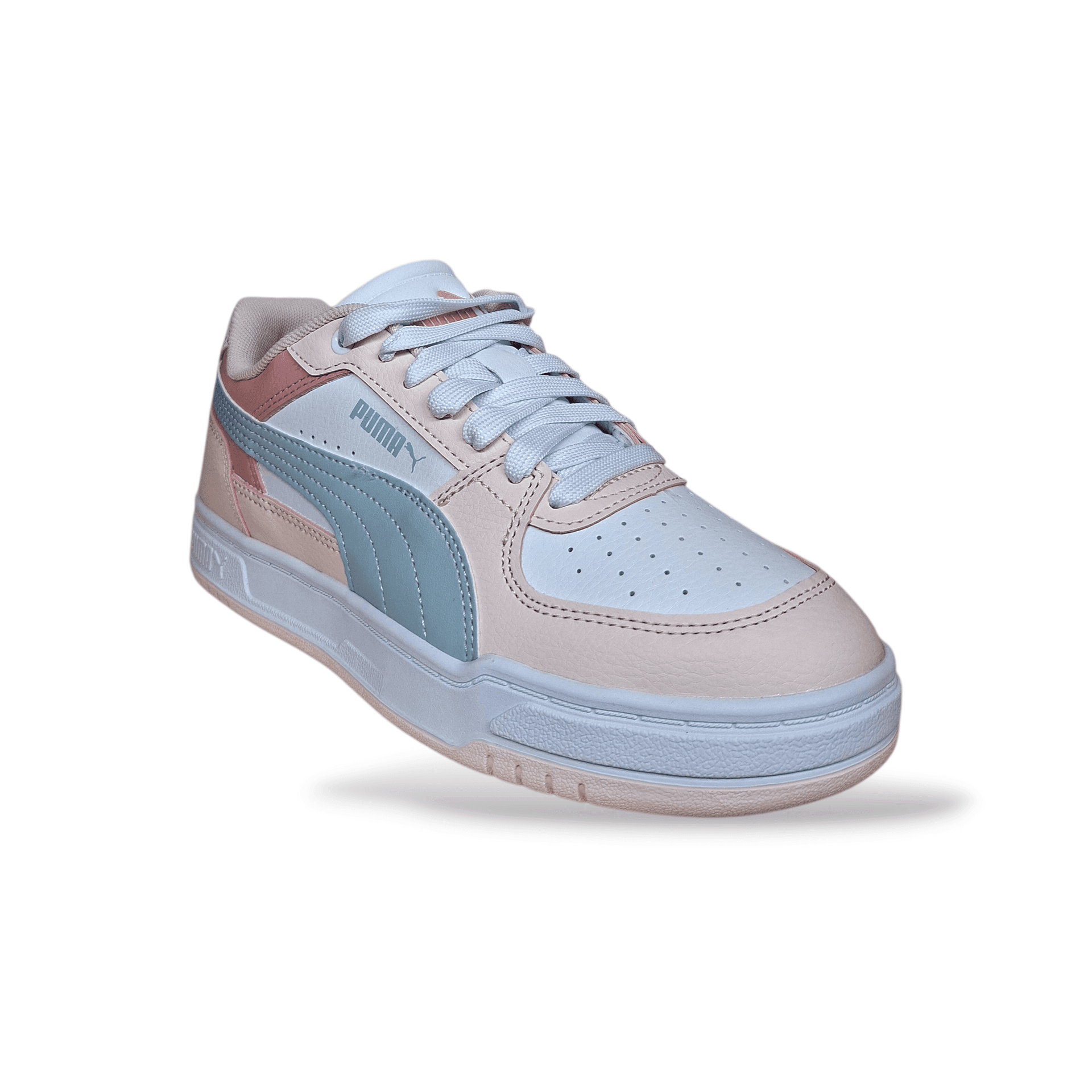Sneakers bambina PUMA Caven rosa bianco celeste con lacci in Ballerine Scarpetteria Gica - Trani, commercioVirtuoso.it