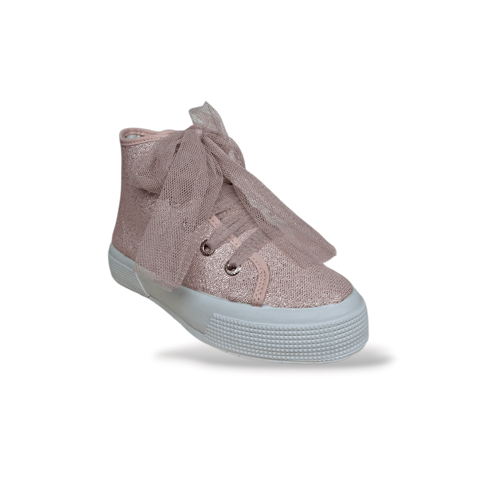 Sneakers bambina VUL-LADI cipria glitter laccio cerimonia eleganti in Sneaker casual Scarpetteria Gica - Trani, commercioVirtuoso.it