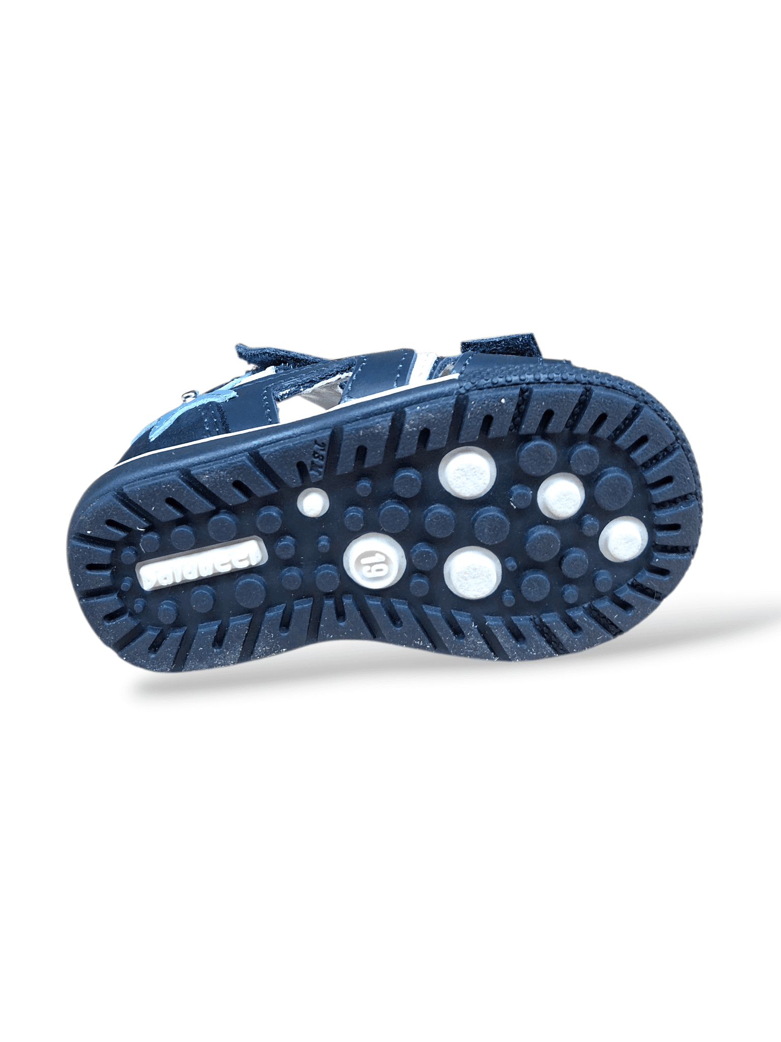 Sandalo Primi Passi Balducci Cita Pelle Blu Celeste Made in Italy Bambino - 5