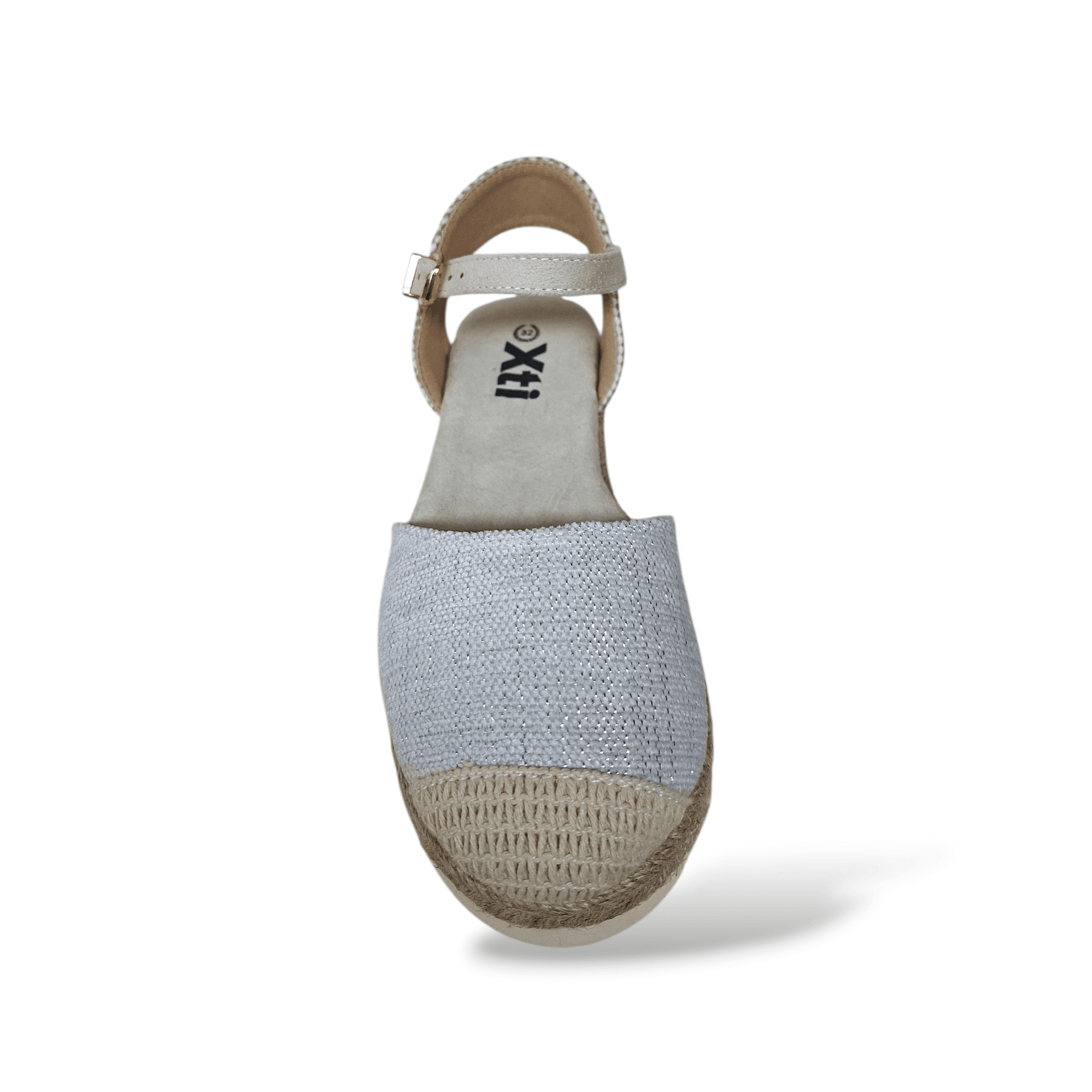 Espadrillas bambina XTI beige argento cerimonia eleganti in Ballerine Scarpetteria Gica - Trani, commercioVirtuoso.it