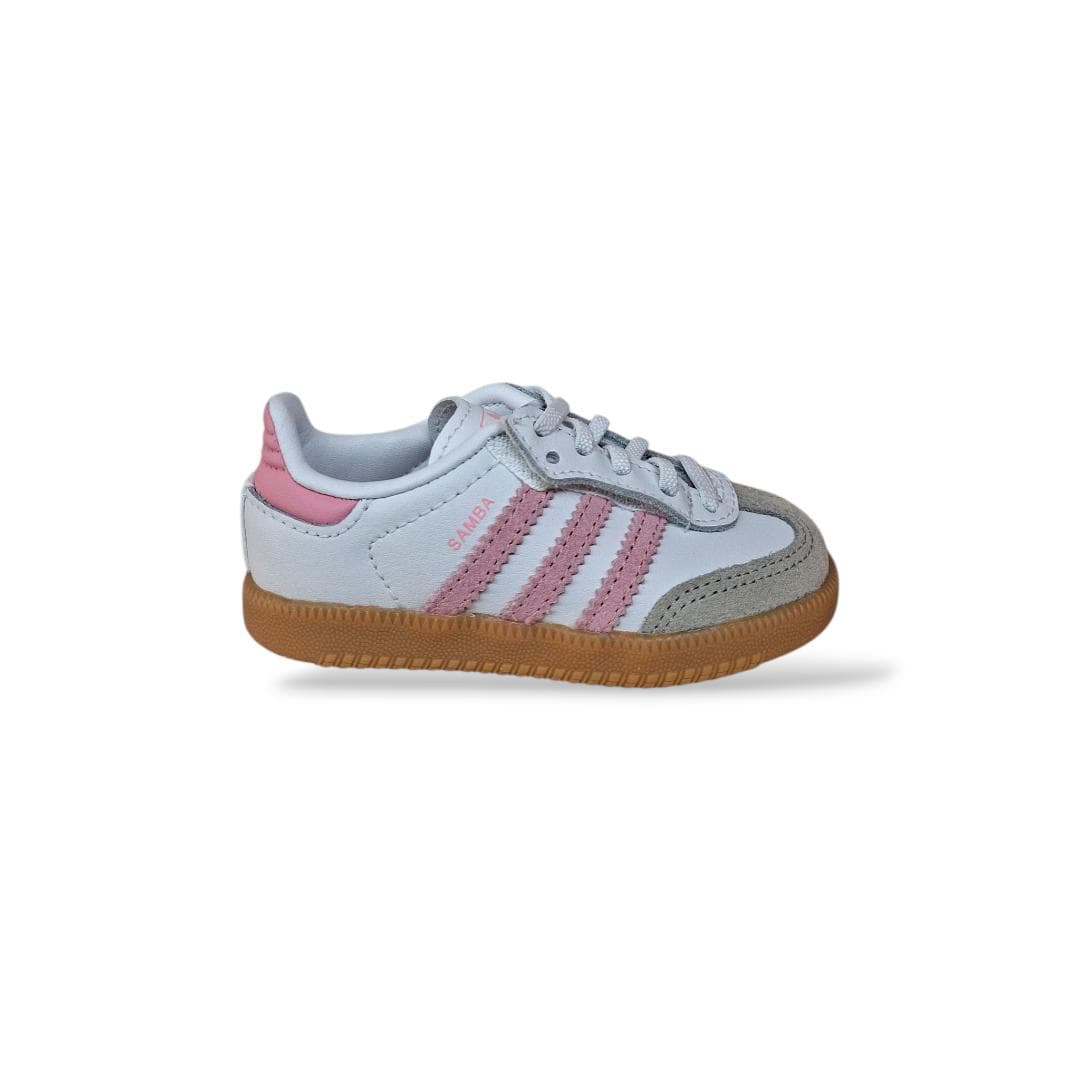 Adidas Samba OG Bambina Bianco Rosa Beige | Sneakers Iconiche Primavera Estate - 6