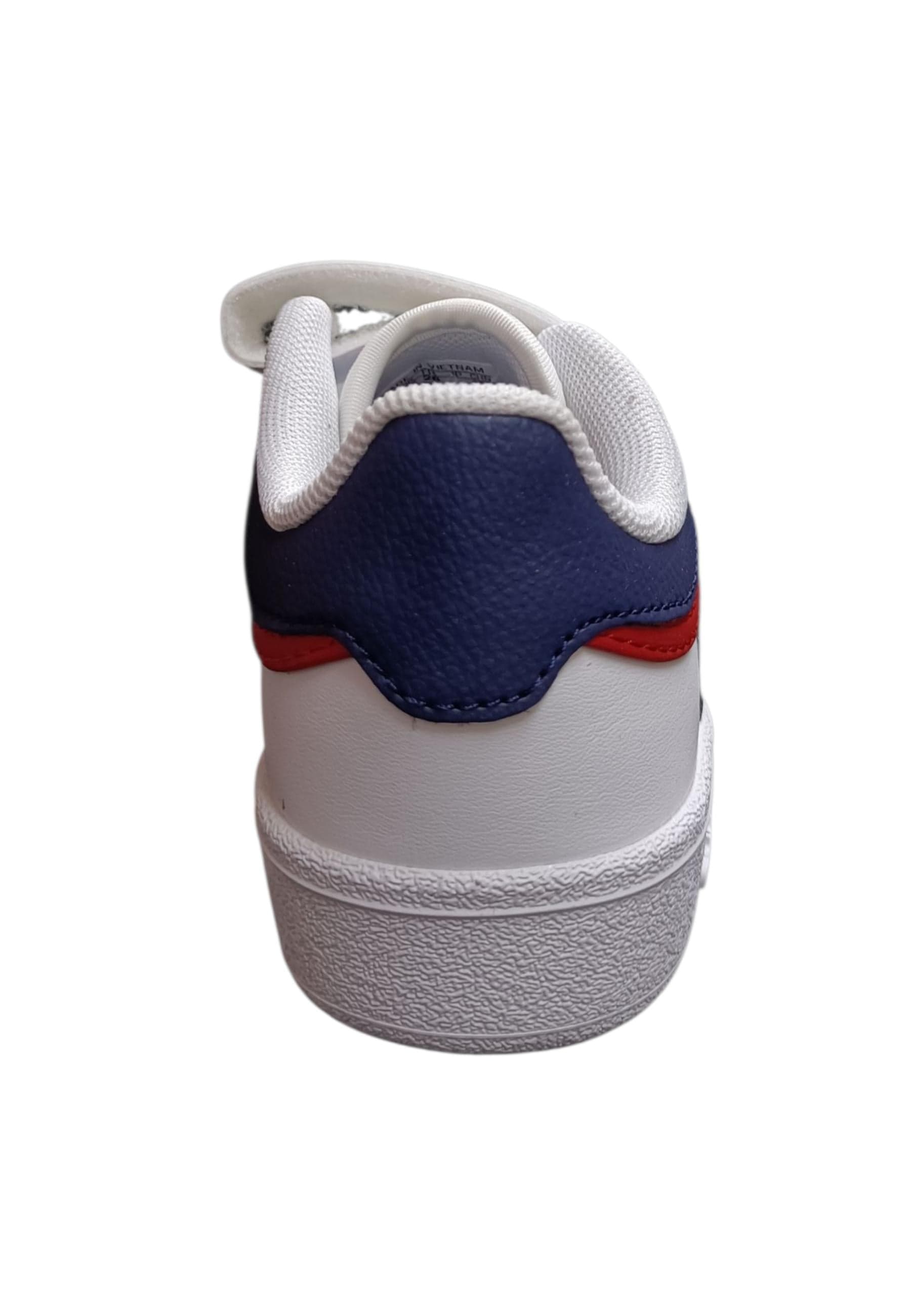 Adidas Hoops Sneakers Bambino Bianco Blu Rosso - Scarpe Ginnastica Velcro in Autocategorizzazione Scarpetteria Gica - Trani, commercioVirtuoso.it