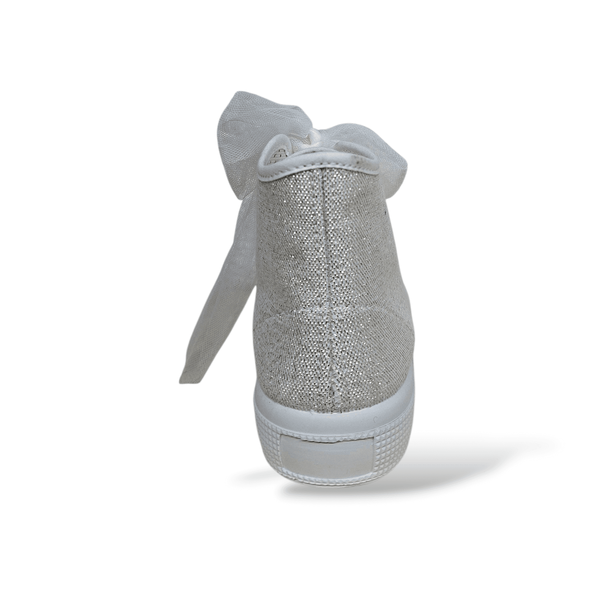 Sneakers bambina VUL-LADI bianco glitter laccio cerimonia eleganti in Mary Jane basse Scarpetteria Gica - Trani, commercioVirtuoso.it